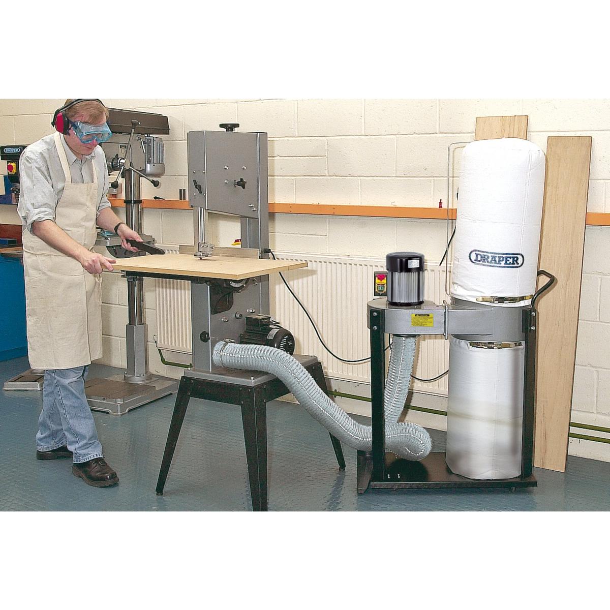 Draper Portable Dust/Chip Extractor, 55L, 750W - Image 2