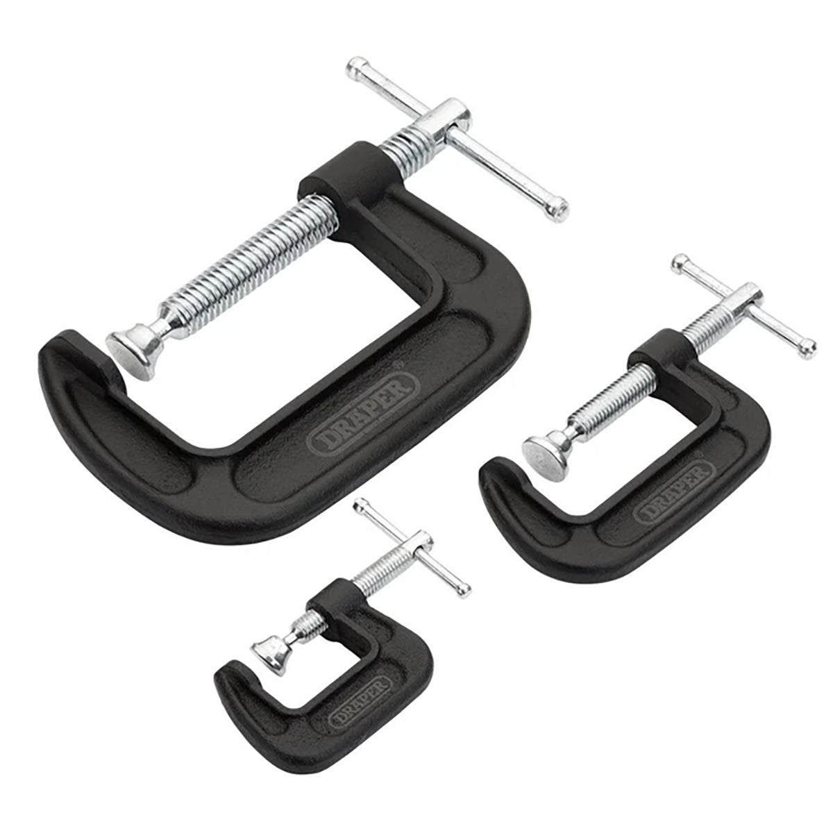 Draper C Clamp Set (3 Piece) 18989