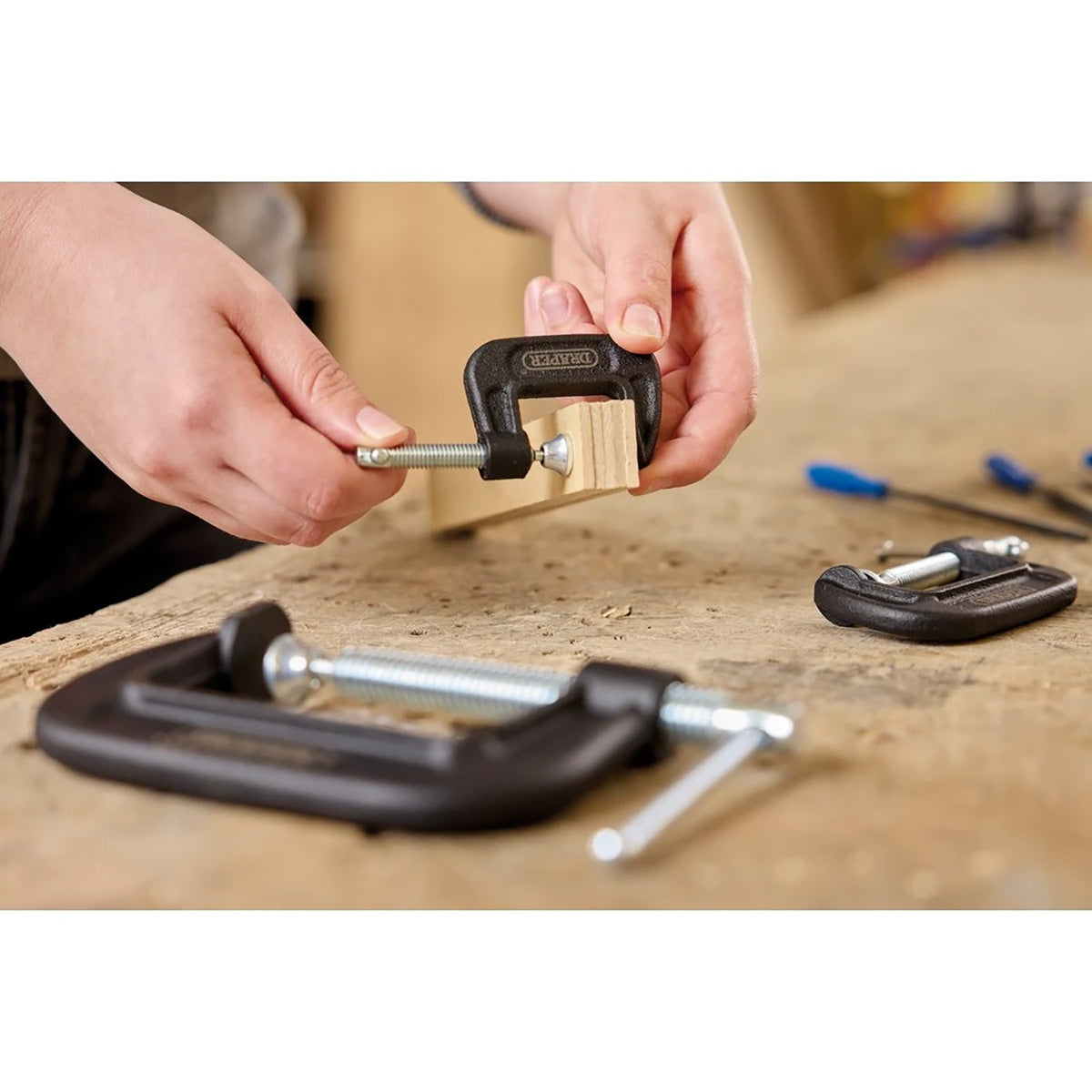 Draper C Clamp Set (3 Piece) 18989