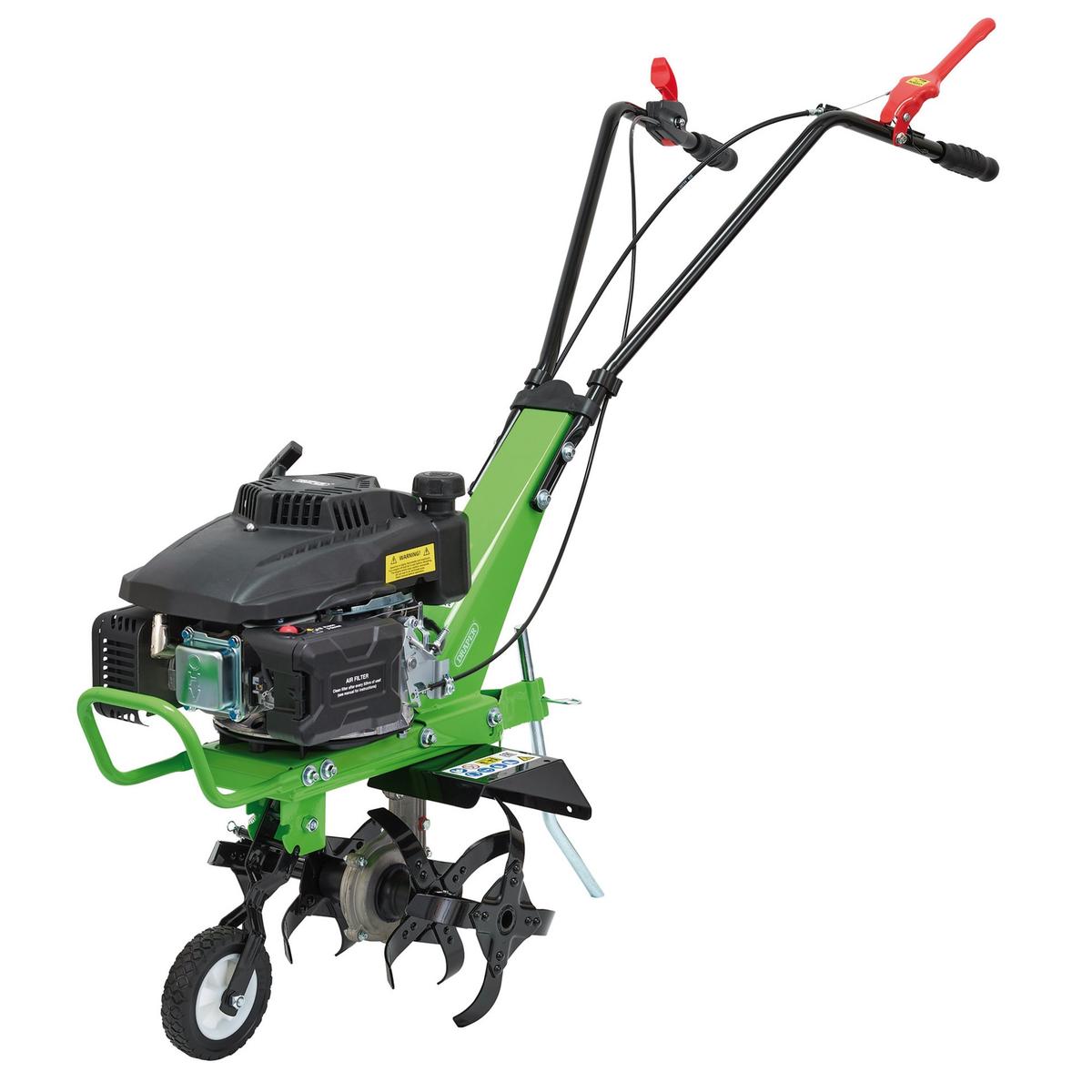 Draper Self-Propelled Petrol Tiller and Cultivator, 560mm, 161cc/9HP - Image 1