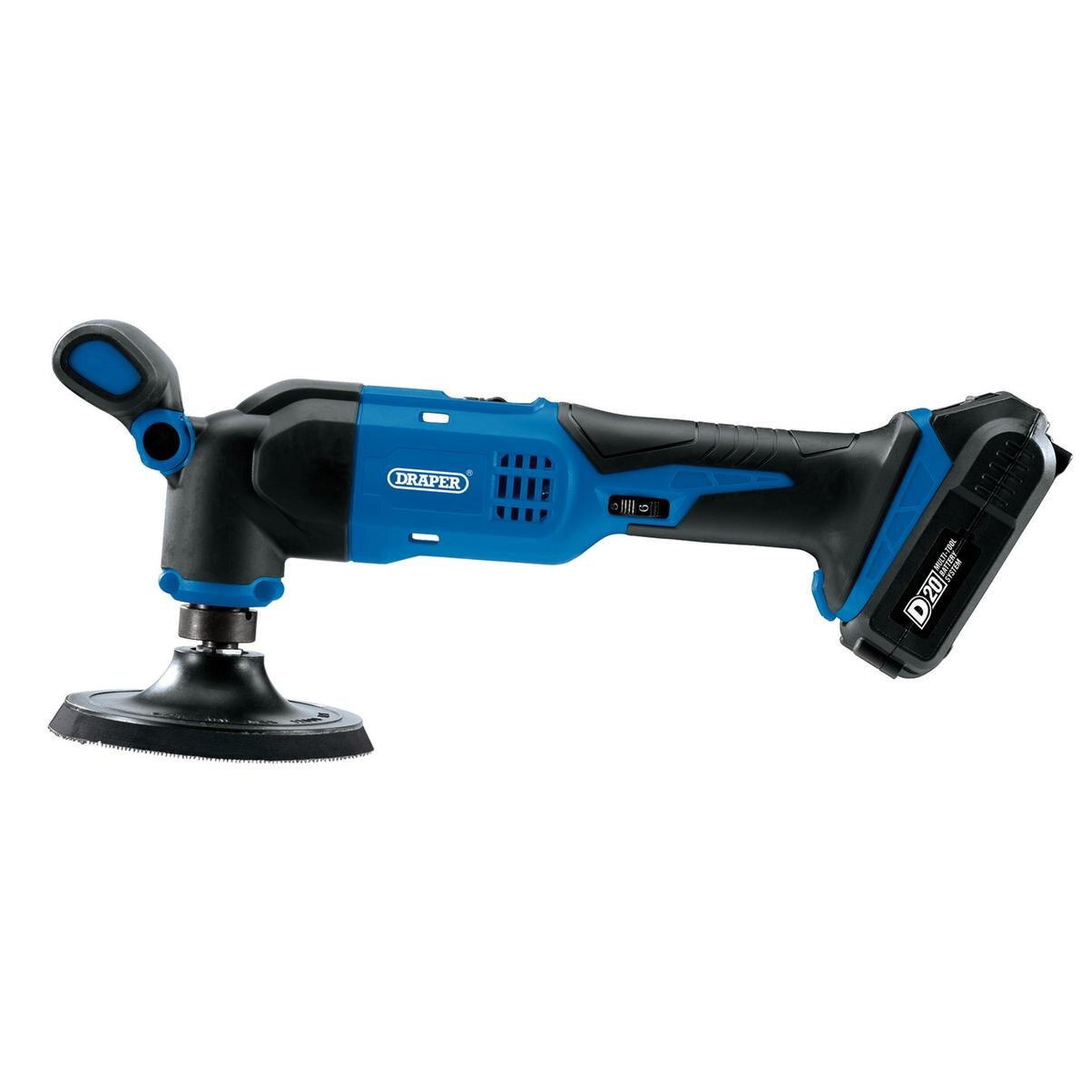 Draper D20 20V Dual Action Polisher, 125mm - Bare Unit - Image 2