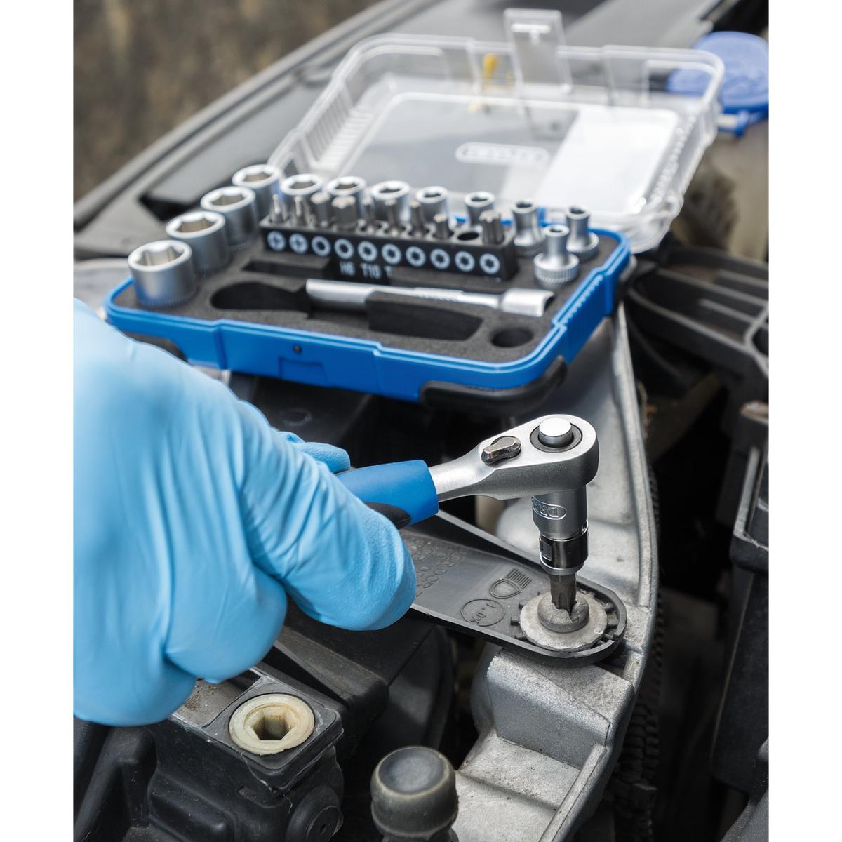 Draper Metric Socket Set, 1/4" Sq. Dr. (25 Piece) - Image 4