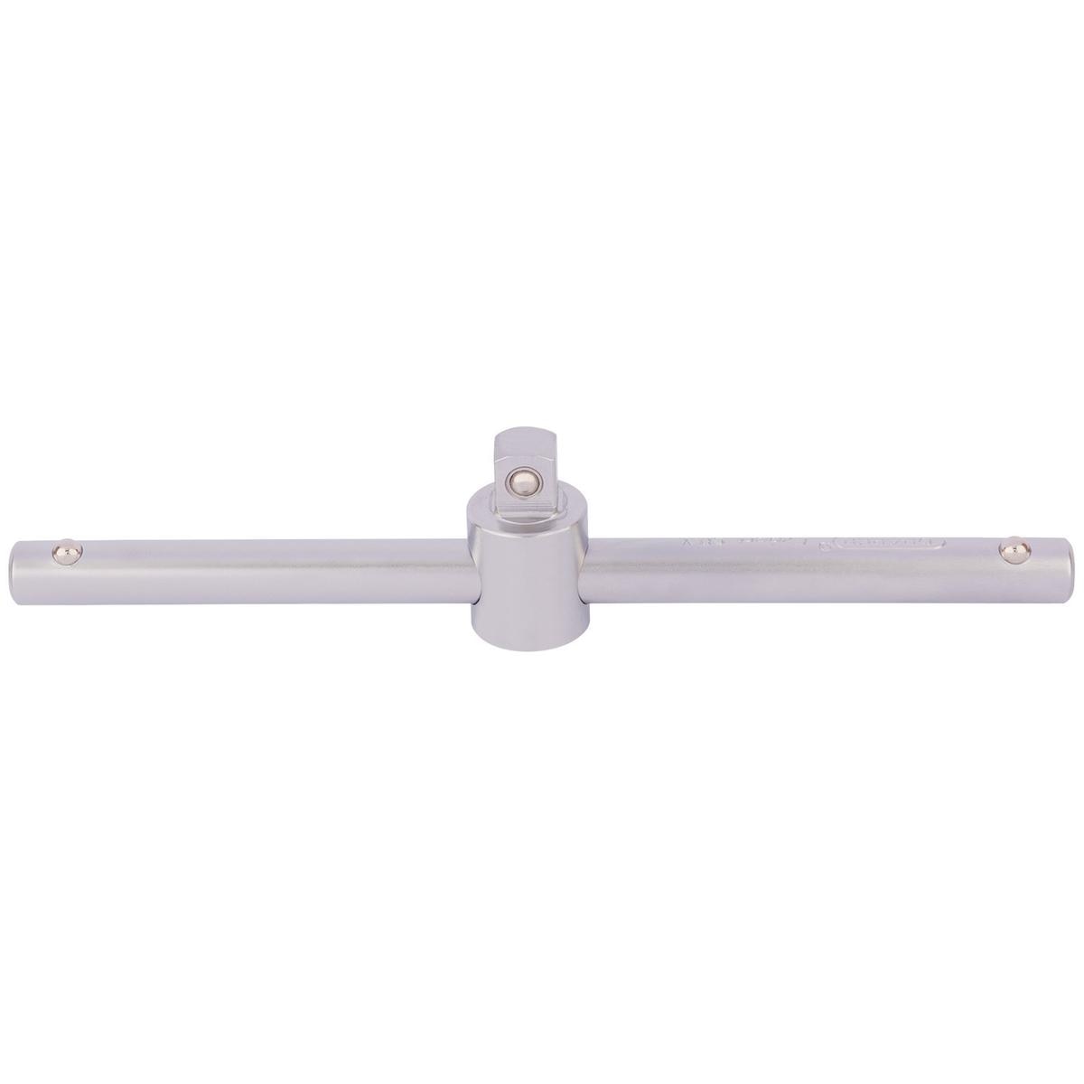 Draper Satin Chrome Sliding T Bar, 3/8" Sq. Dr. - Image 1