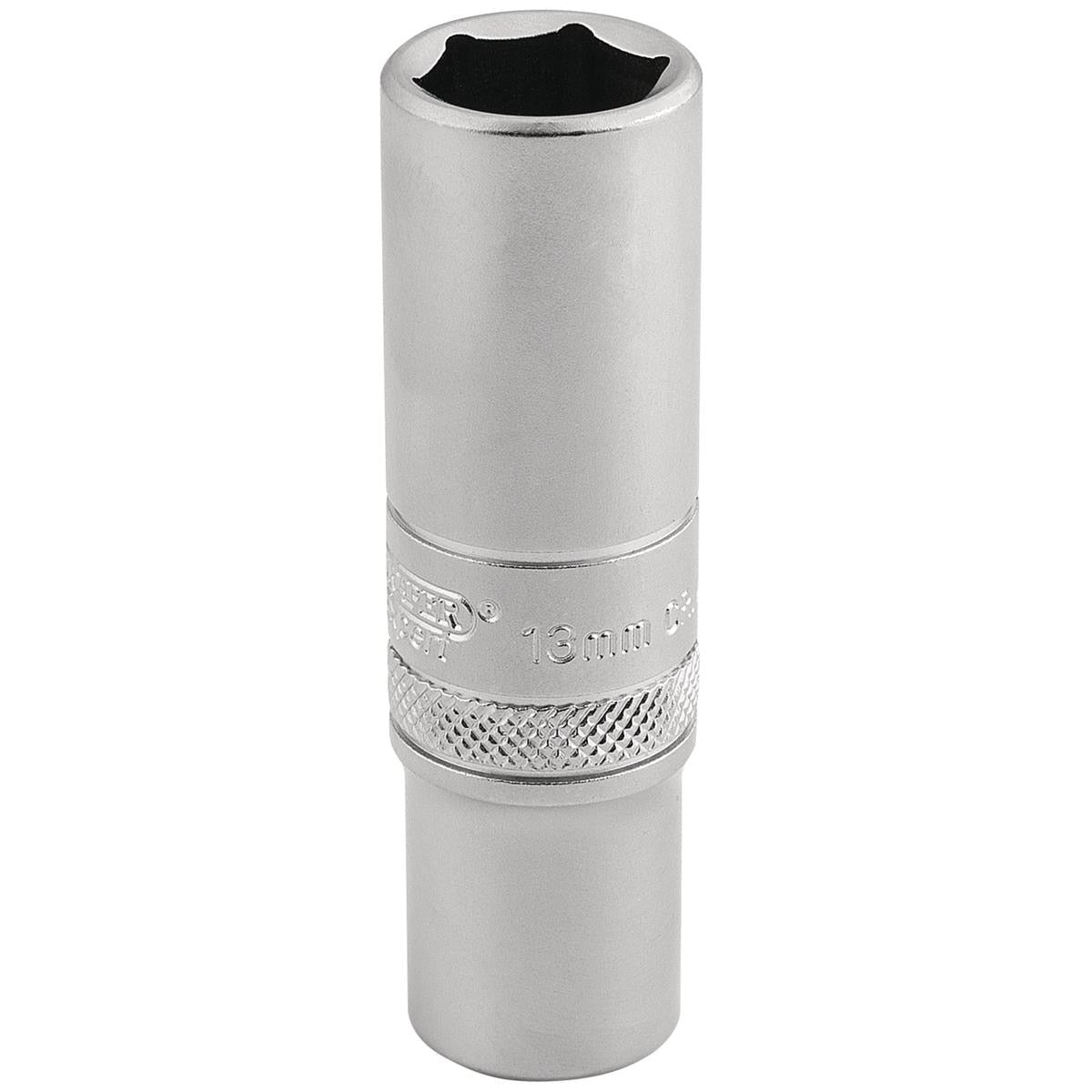 Draper 6 Point Metric Deep Socket, 3/8" Sq. Dr., 13mm - Image 1