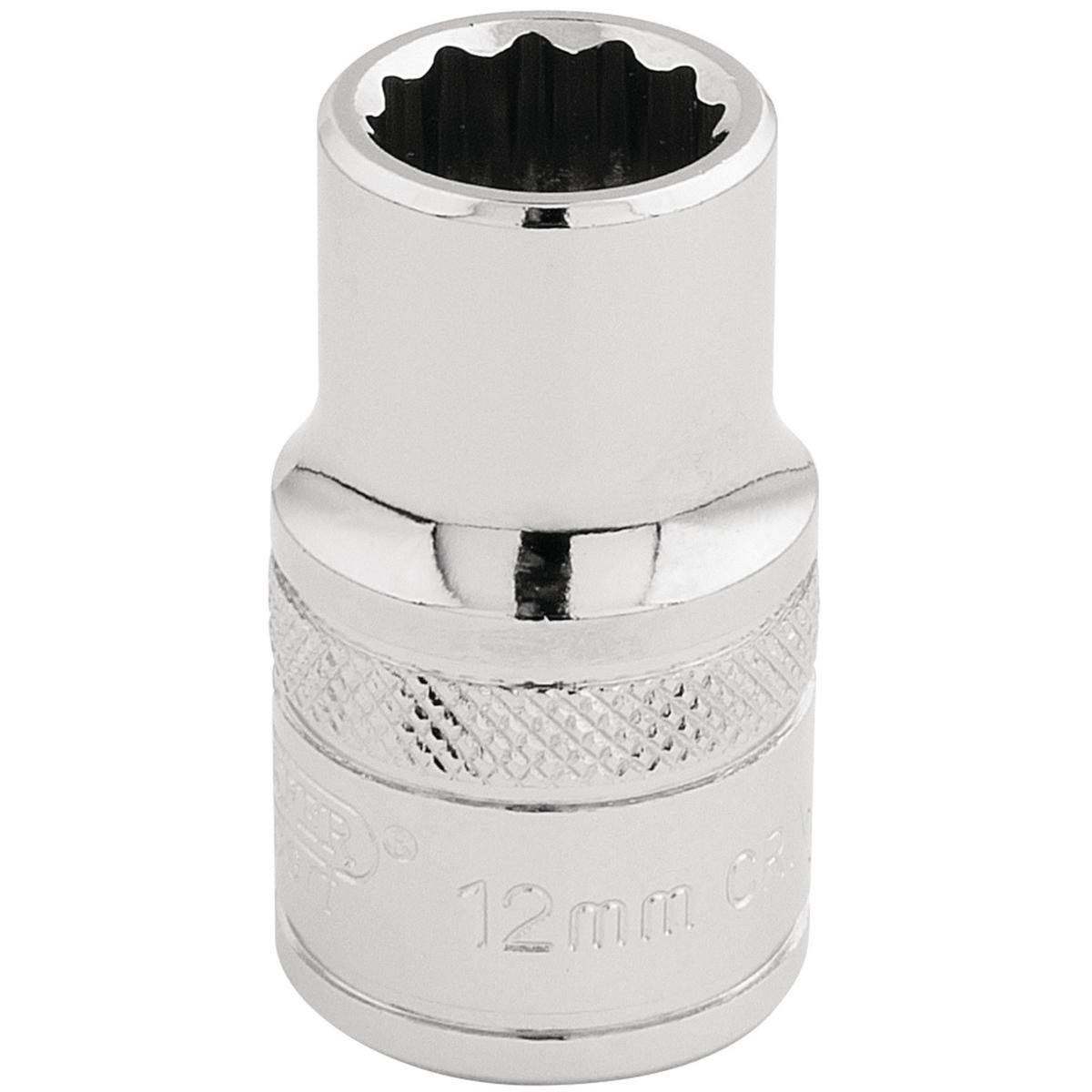 Draper HI-TORQ 12 Point Socket, 1/2" Sq. Dr., 12mm - Image 1