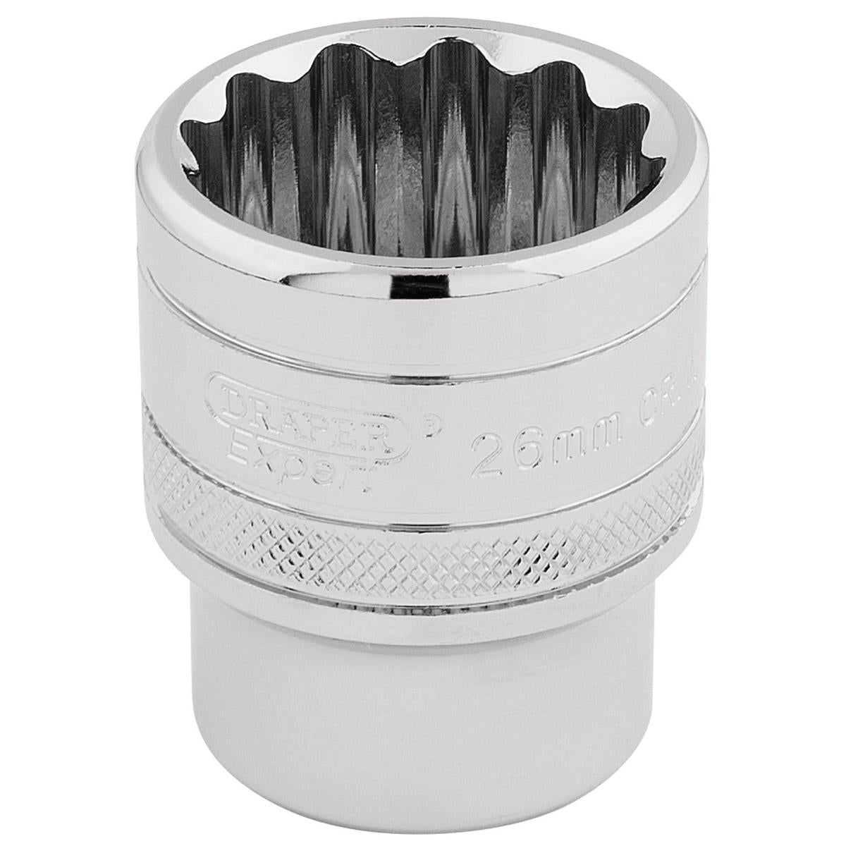Draper HI-TORQ 12 Point Socket, 1/2" Sq. Dr., 26mm - Image 1