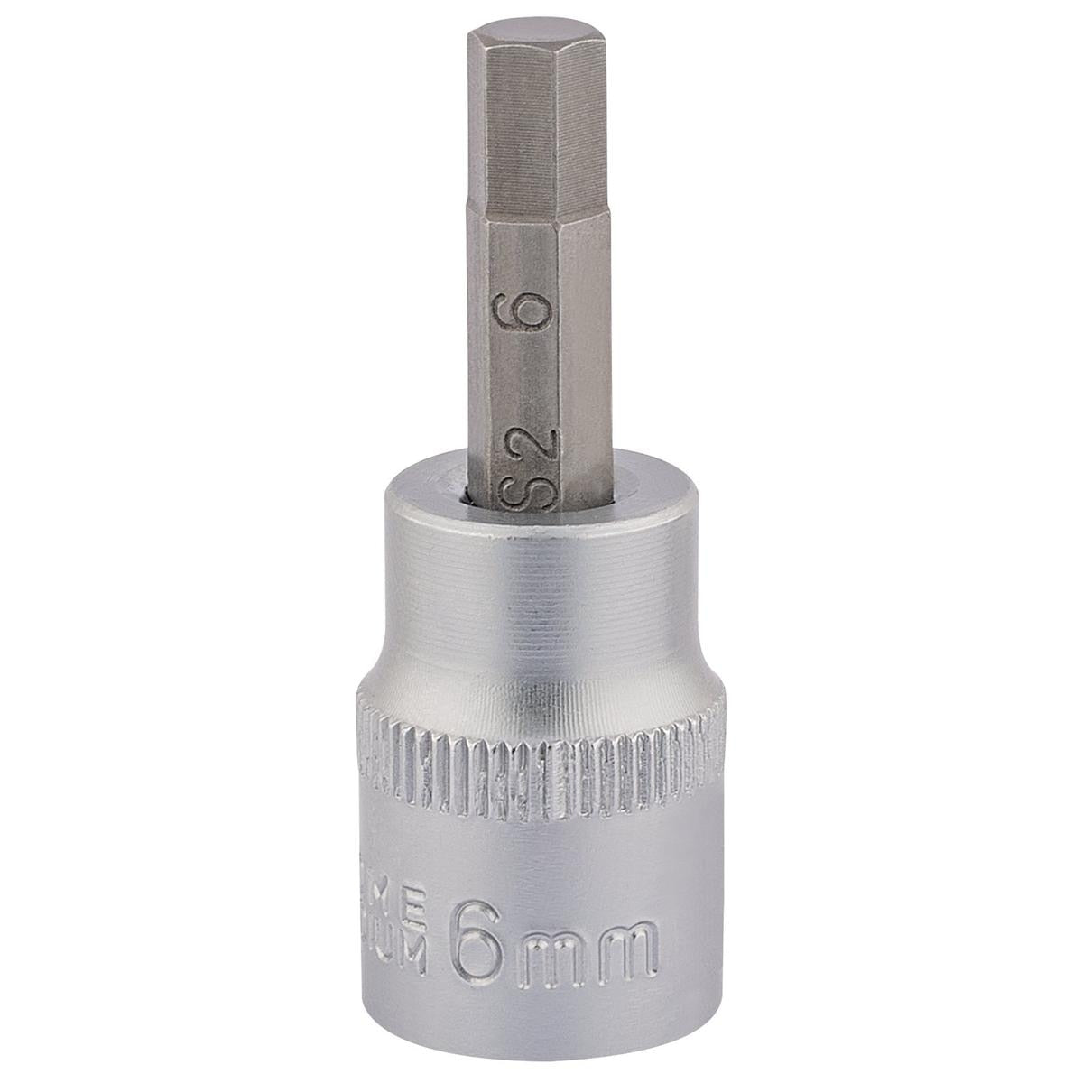 Draper Socket with Hexagonal Bit, 3/8" Sq. Dr., 6mm - Image 1