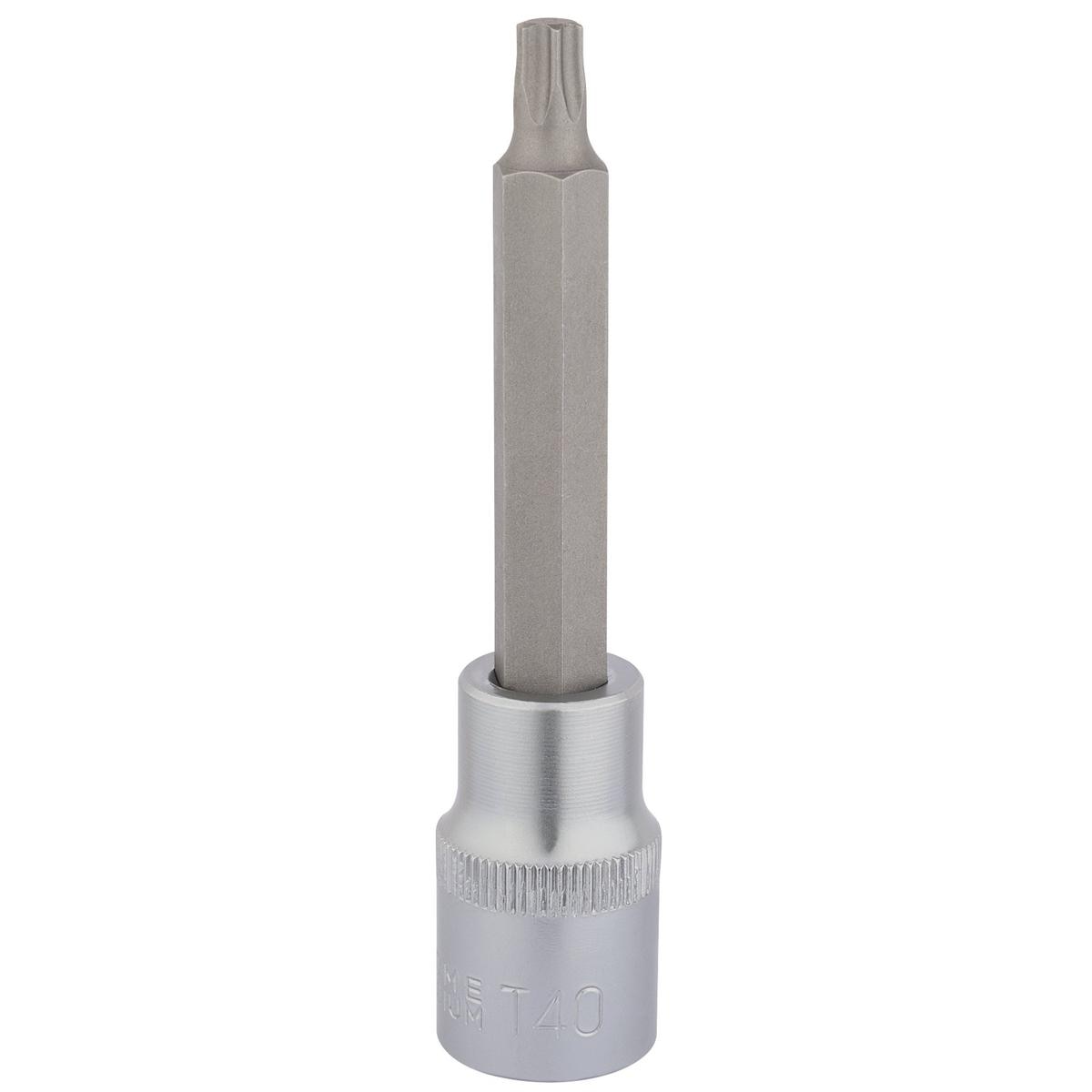 Draper TX-STAR Socket Bit, 1/2" Sq. Dr., T40 x 100mm - Image 1