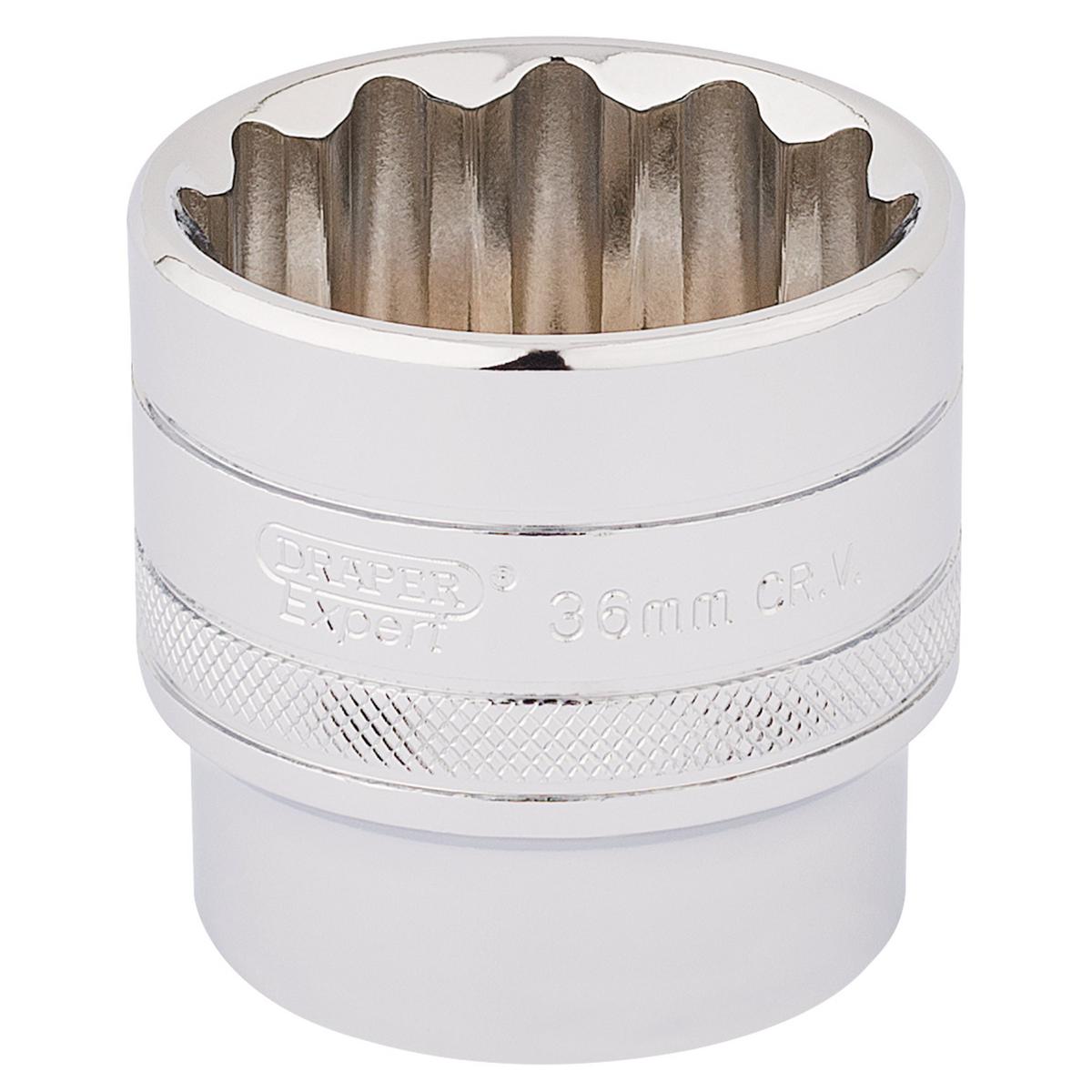 Draper HI-TORQ 12 Point Socket, 1/2" Sq. Dr., 36mm - Image 1