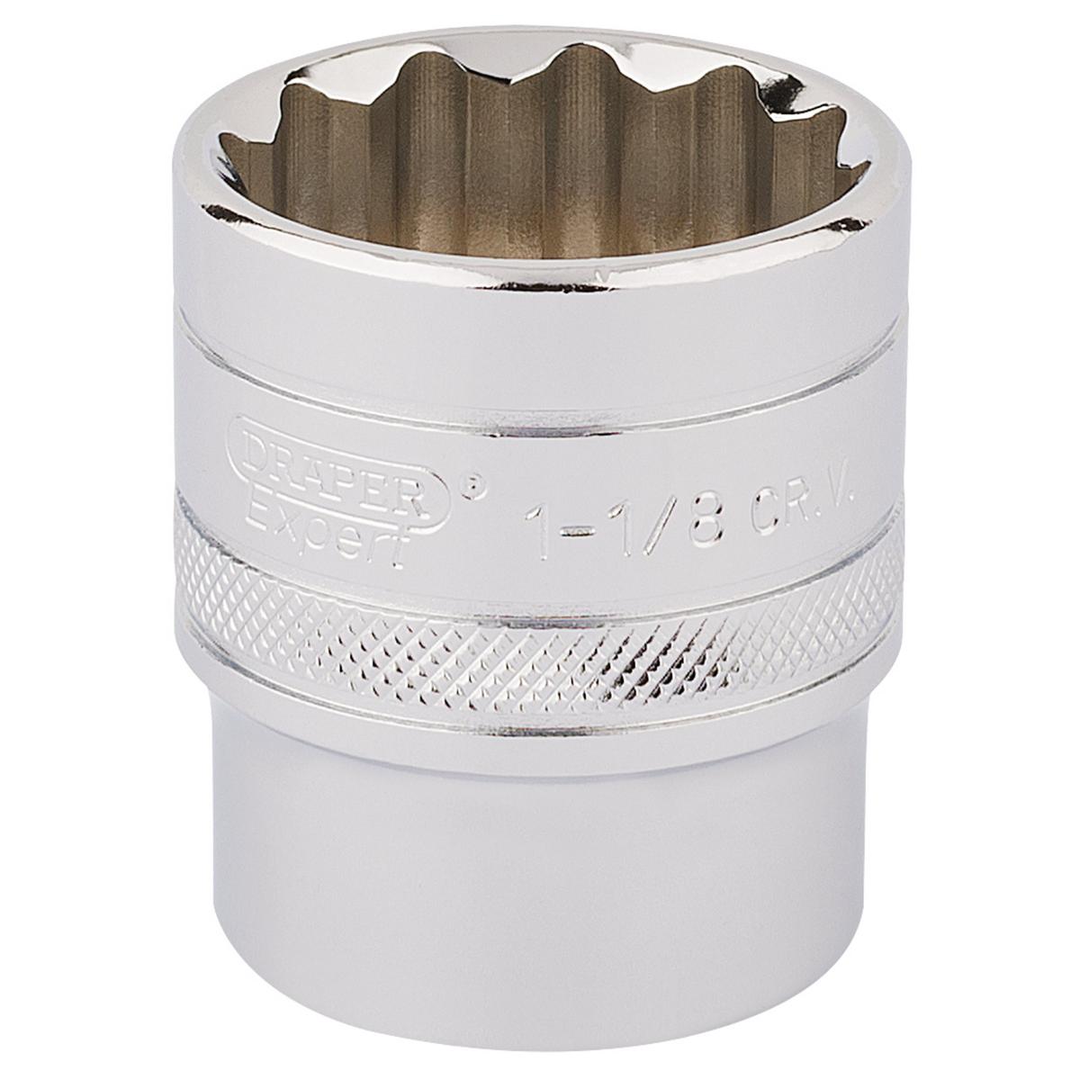 Draper HI-TORQ 12 Point Socket, 1/2" Sq. Dr., 1.1/8" - Image 1