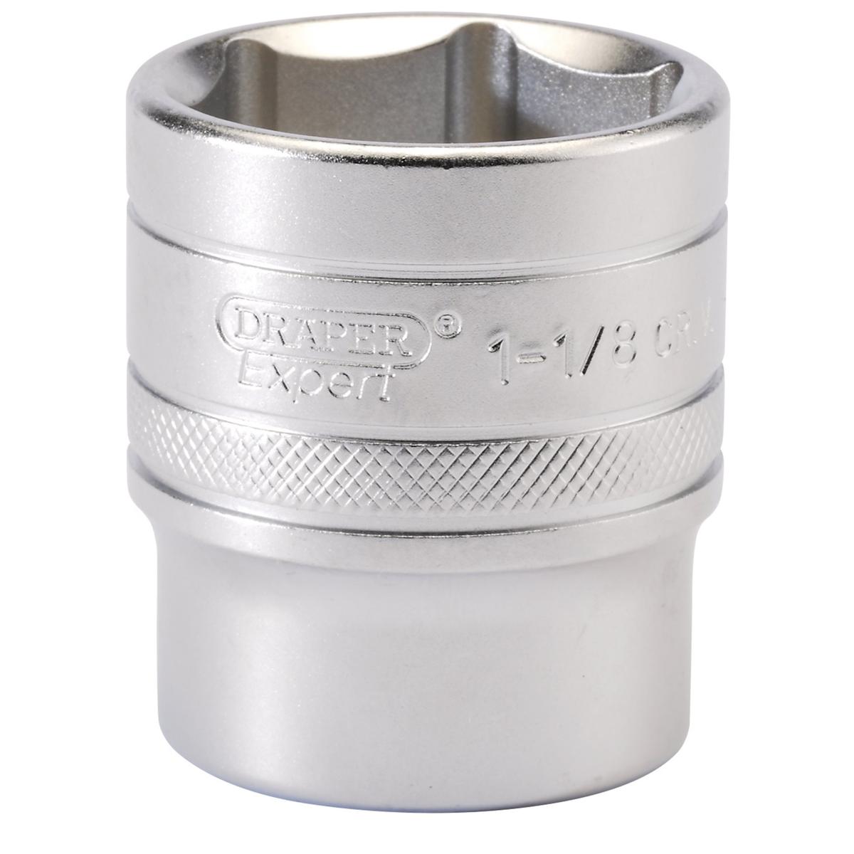 Draper 6 Point Imperial Socket, 1/2" Sq. Dr., 1.1/8" - Image 1