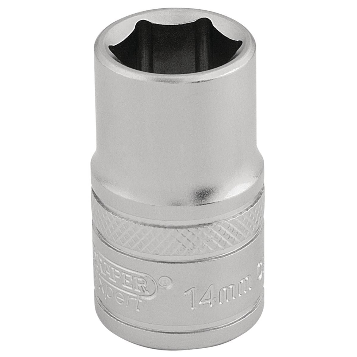 Draper 6 Point Metric Socket, 1/2" Sq. Dr., 14mm - Image 1