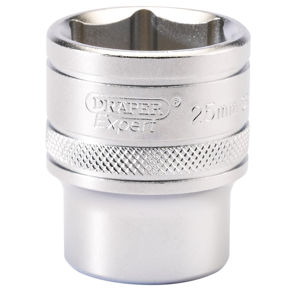 Draper 6 Point Metric Socket, 1/2" Sq. Dr., 25mm - Image 1