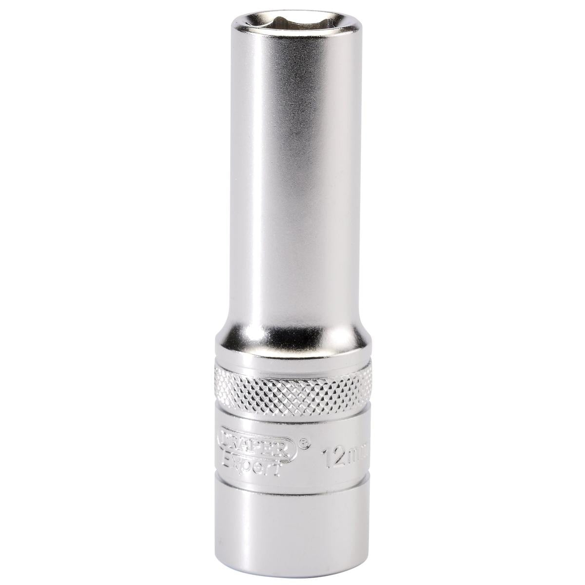 Draper 6 Point Metric Deep Socket, 1/2" Sq. Dr., 12mm - Image 1