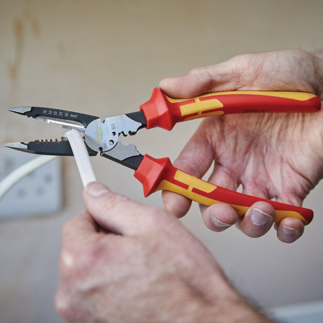 Draper XP1000 VDE Multi-Purpose Pliers, 225mm - Image 2