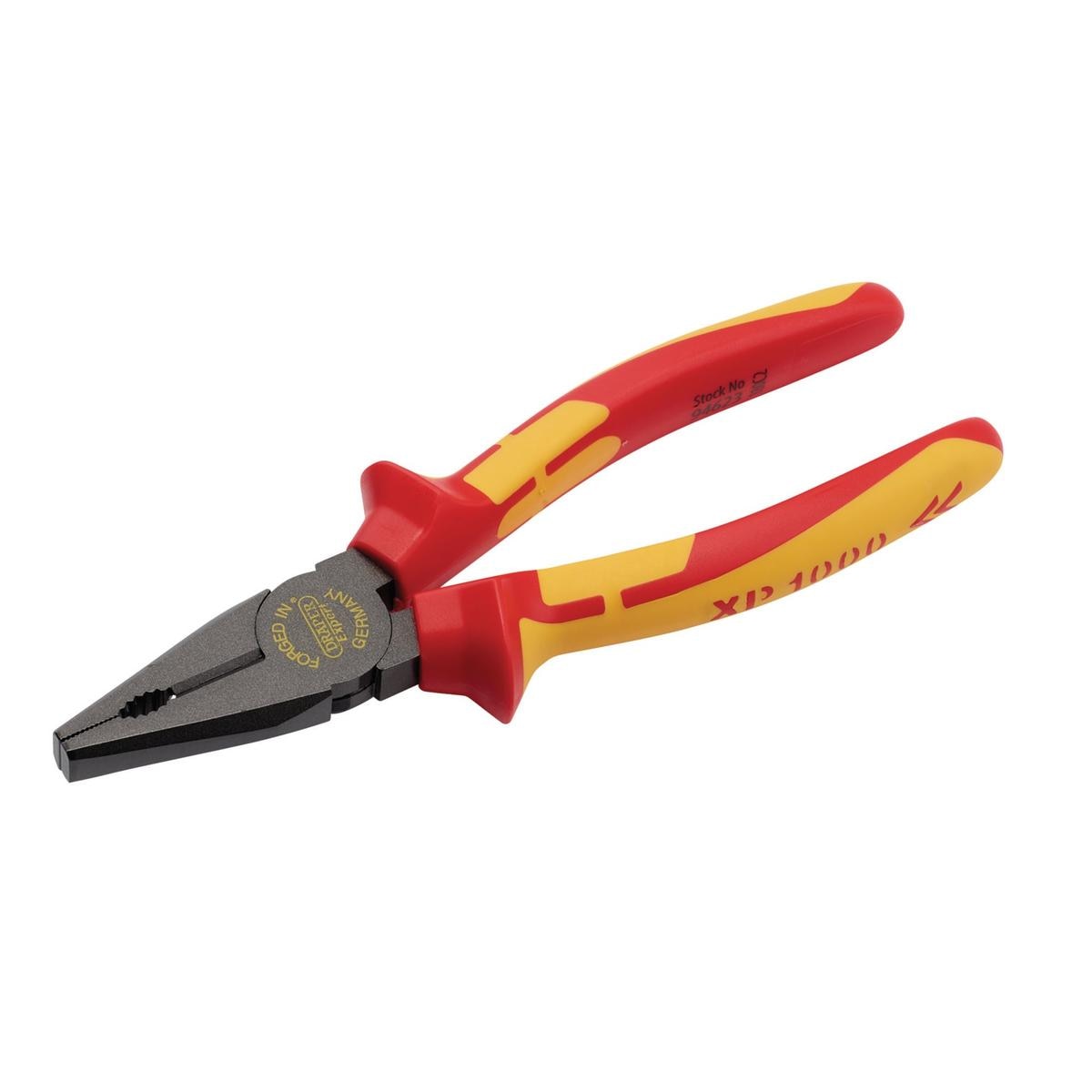 Draper XP1000 VDE Combination Pliers, 180mm - Image 1