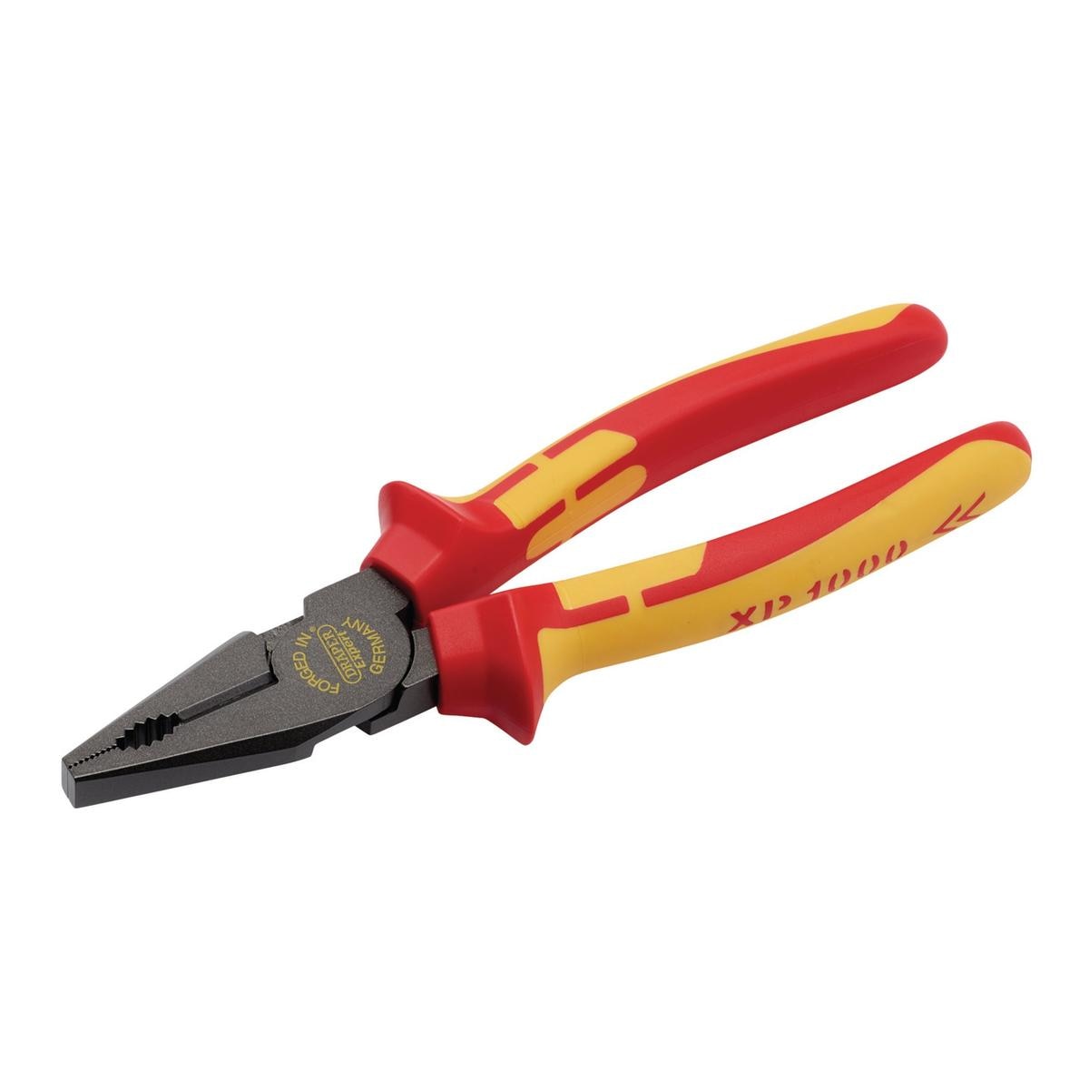 Draper XP1000 VDE Hi Leverage Combi Pliers, 200mm - Image 1