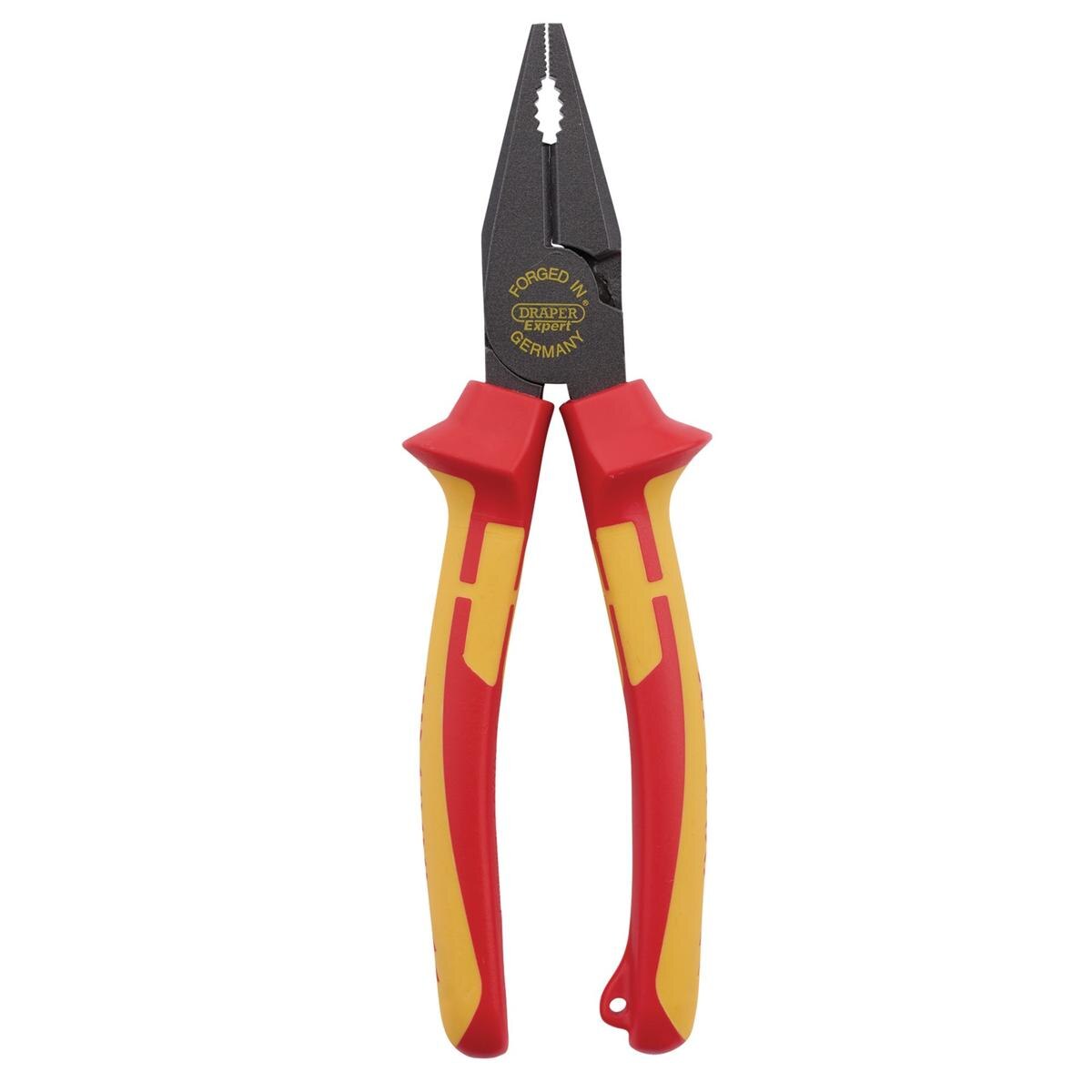 Draper XP1000 VDE Hi-Leverage Combination Pliers, 200mm, Tethered - Image 2