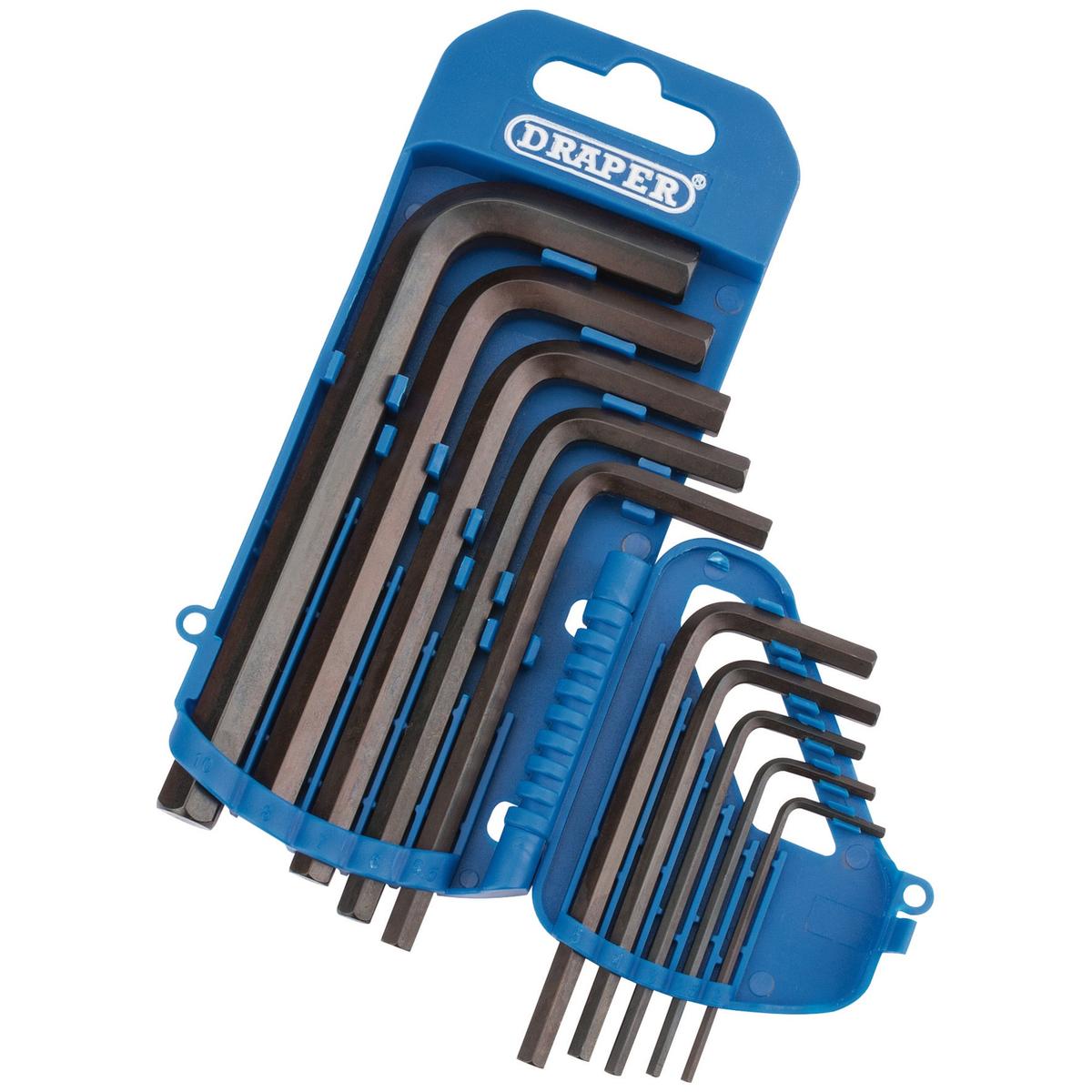 Draper Metric Hexagon Key Set with Storage Holder (10 Piece) - Image 1