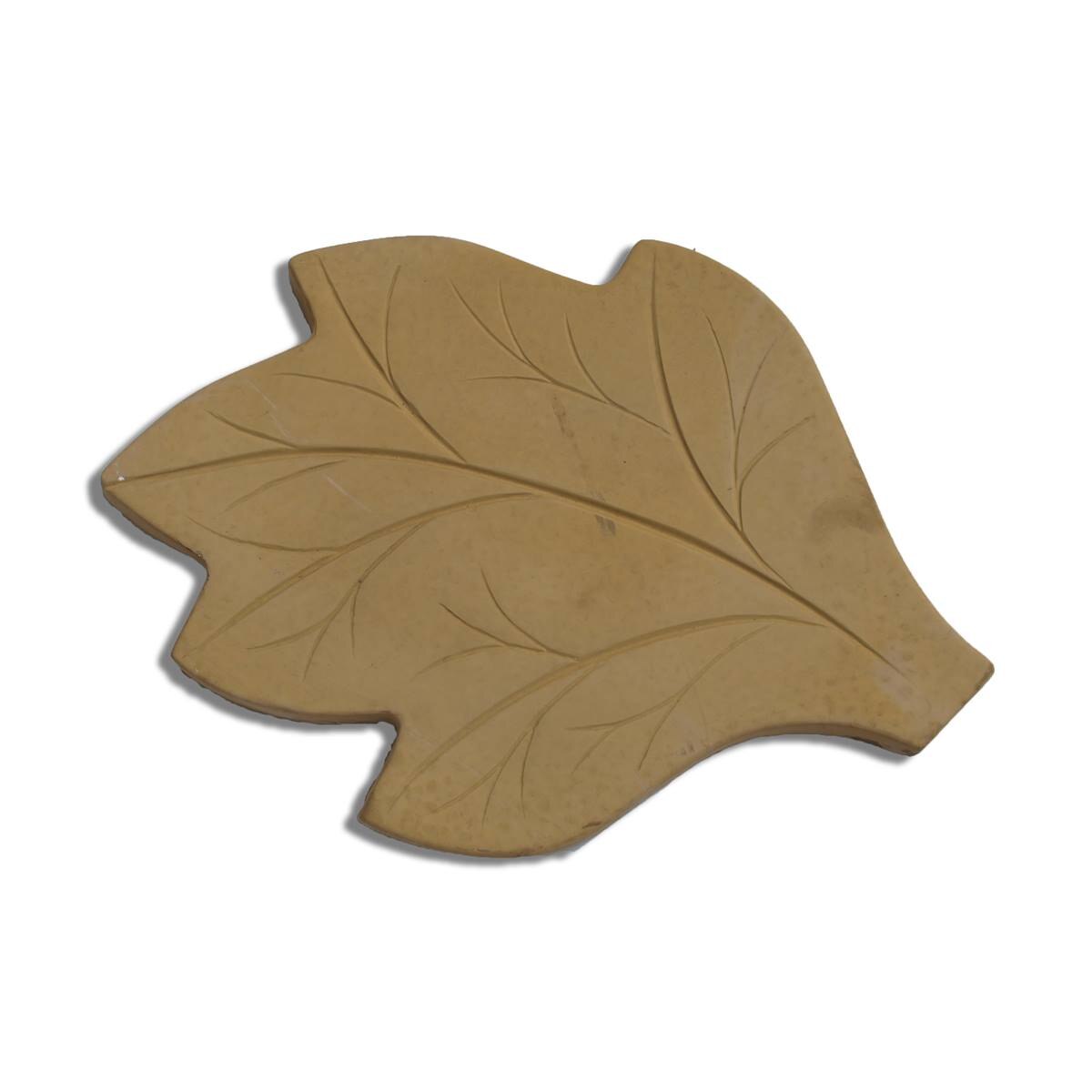 Deco-Pak Leaf Stepping Stone - Buff Gold - Image 1