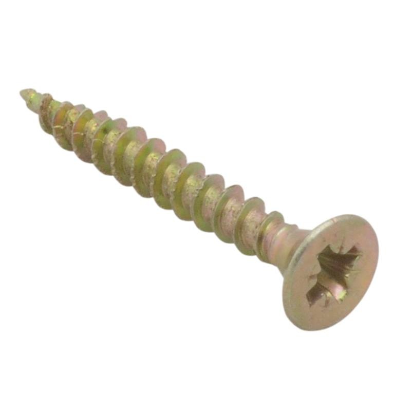 Forgefix Spectre PZ Compatible Wood Screw CSK ZYP 4.0 x 30mm Box 200 - FORSPE430Y - Image 1