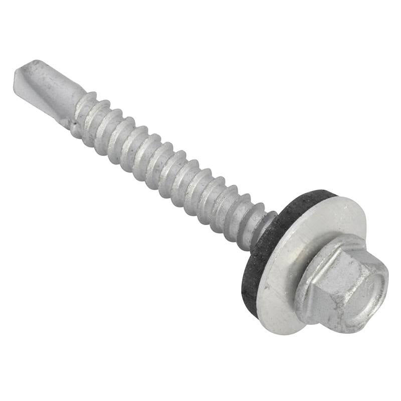Forgefix TechFast Hex Head Roofing Screw Self-Drill Light Section 5.5 x 45mm Pack 100 - FORTFHL5545 - Image 2