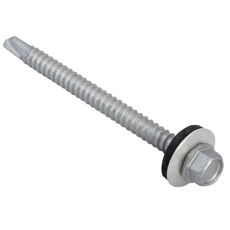 Forgefix TechFast Hex Head Roofing Screw Self-Drill Light Section 5.5 x 70mm Pack 50 - FORTFHL5570 - Image 2