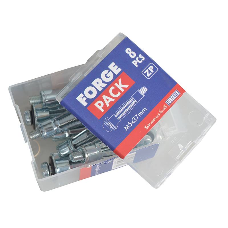 Forgefix Cavity Wall Anchor ZP M6 x 52mm Bag 10 - FORMCA652M - Image 1