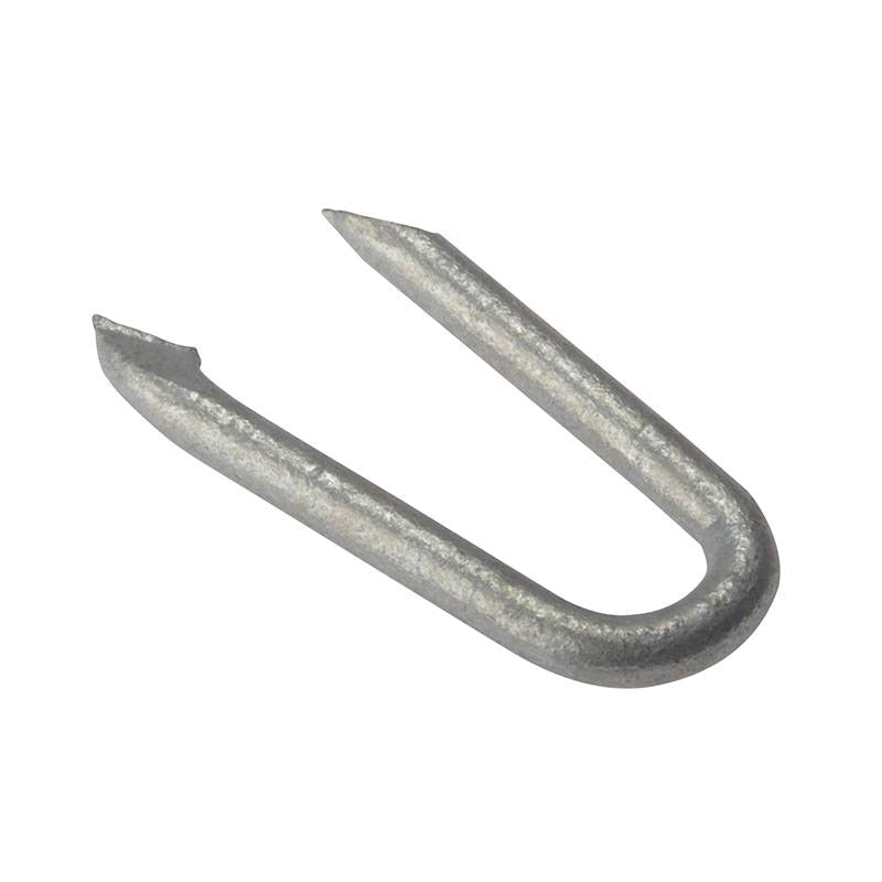 Forgefix Netting Staple Galvanised 25mm Bag Weight 500g - FORNS25GB500 - Image 1