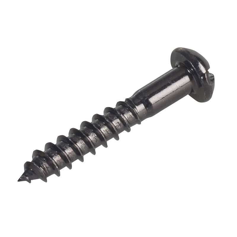 Forgefix Wood Screw Slotted Round Head ST Black Japanned 1in x 8 Forge Pack 20 - FORFPR18J - Image 3