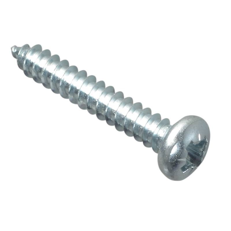 Forgefix Self-Tapping Screw Pozi Compatible Pan Head ZP 1in x 8 ForgePack 25 - FORFPS18Z - Image 3