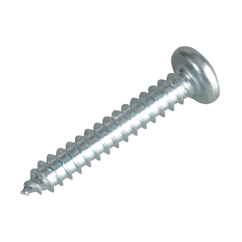 Forgefix Self-Tapping Screw Pozi Compatible Pan Head ZP 1in x 8 ForgePack 25 - FORFPS18Z - Image 4