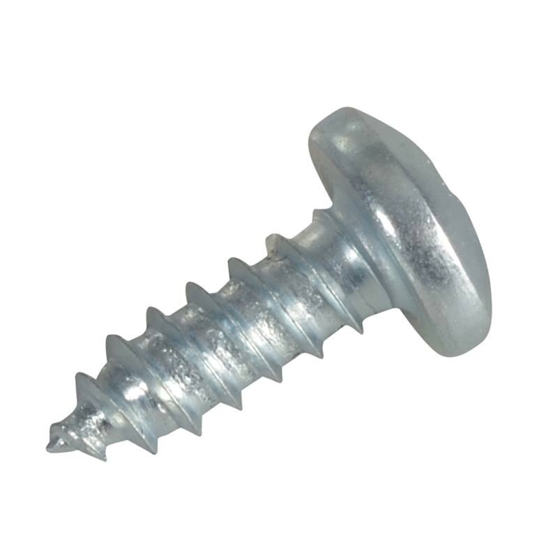 Forgefix Self-Tapping Screw Pozi Compatible Pan Head ZP 1/2in x 10 ForgePack 25 - FORFPS1210Z - Image 3