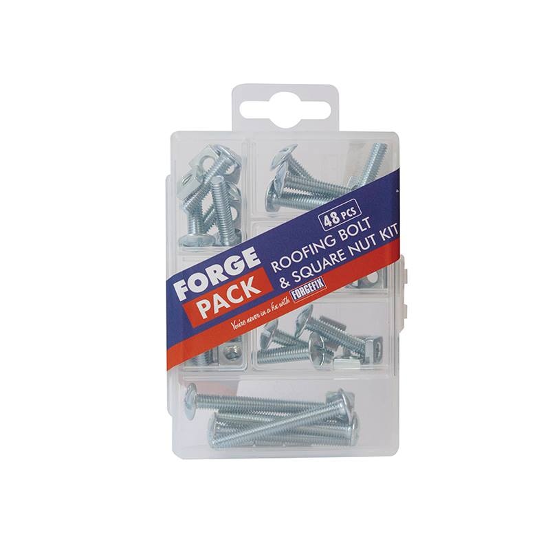 Forgefix Roofing Bolt Kit ForgePack 48 Piece - FORFPRBNSET - Image 1