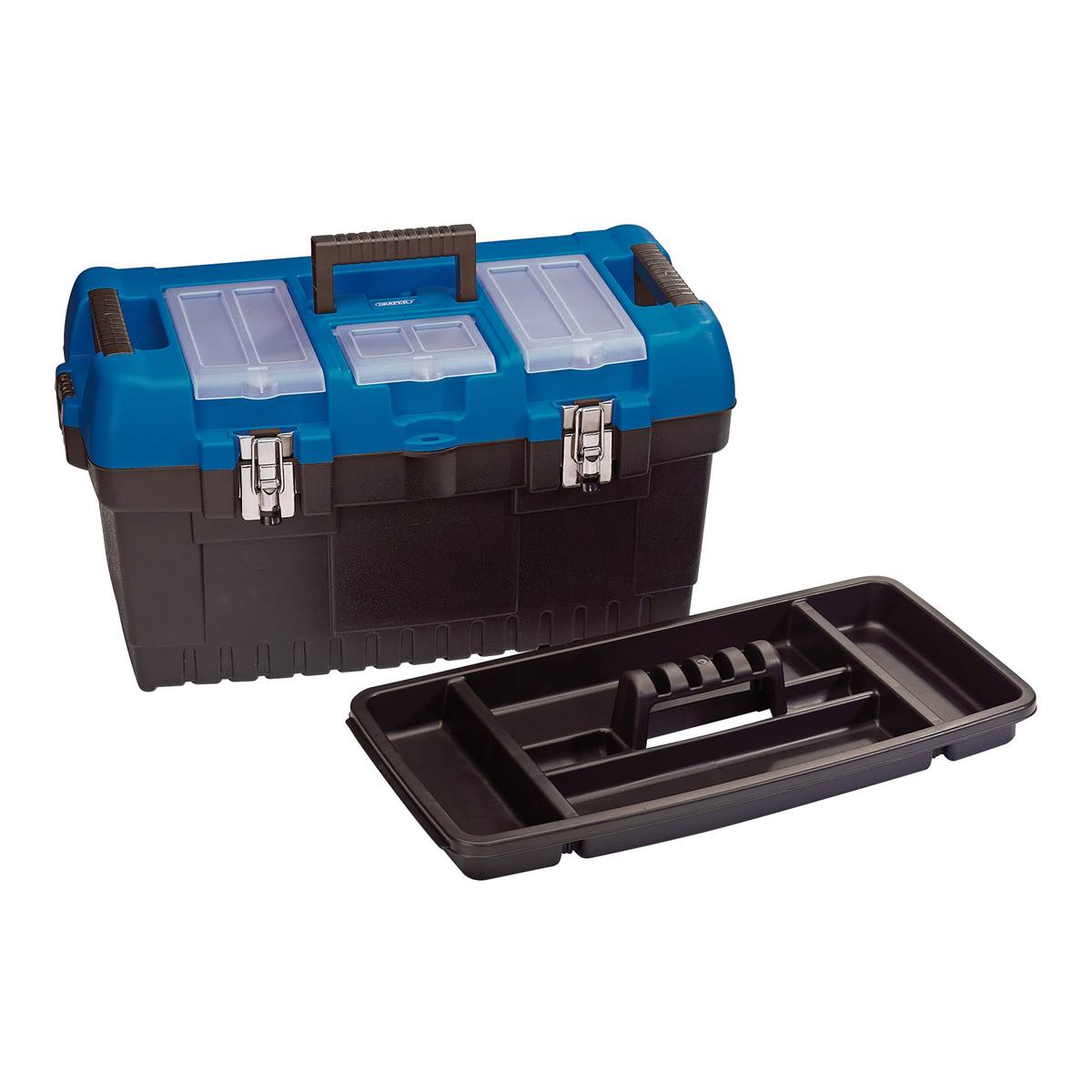 Draper 564mm Tool Box with Tote Tray - Image 1