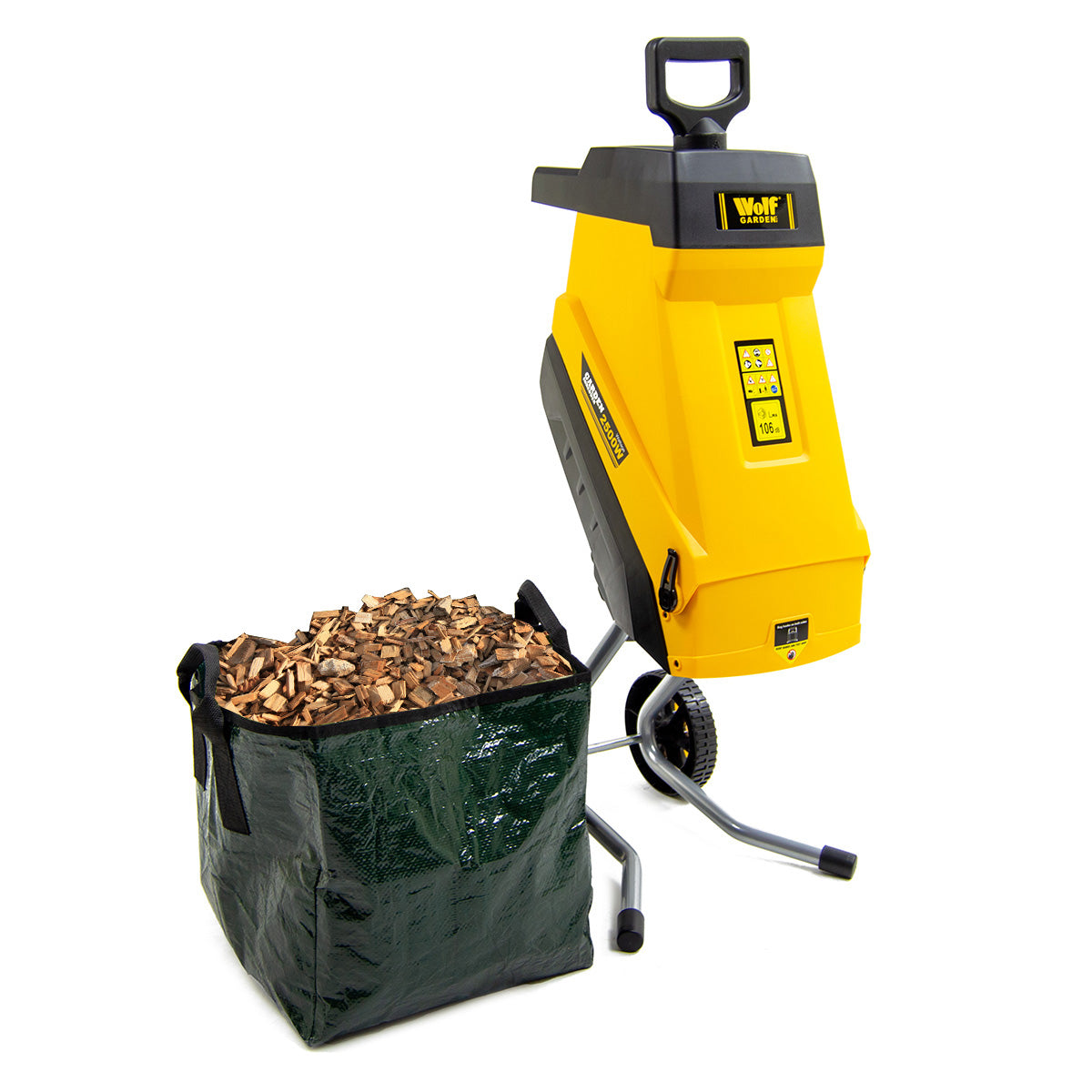 Wolf Garden 2500w Electric Shredder with 45L Collection Bag