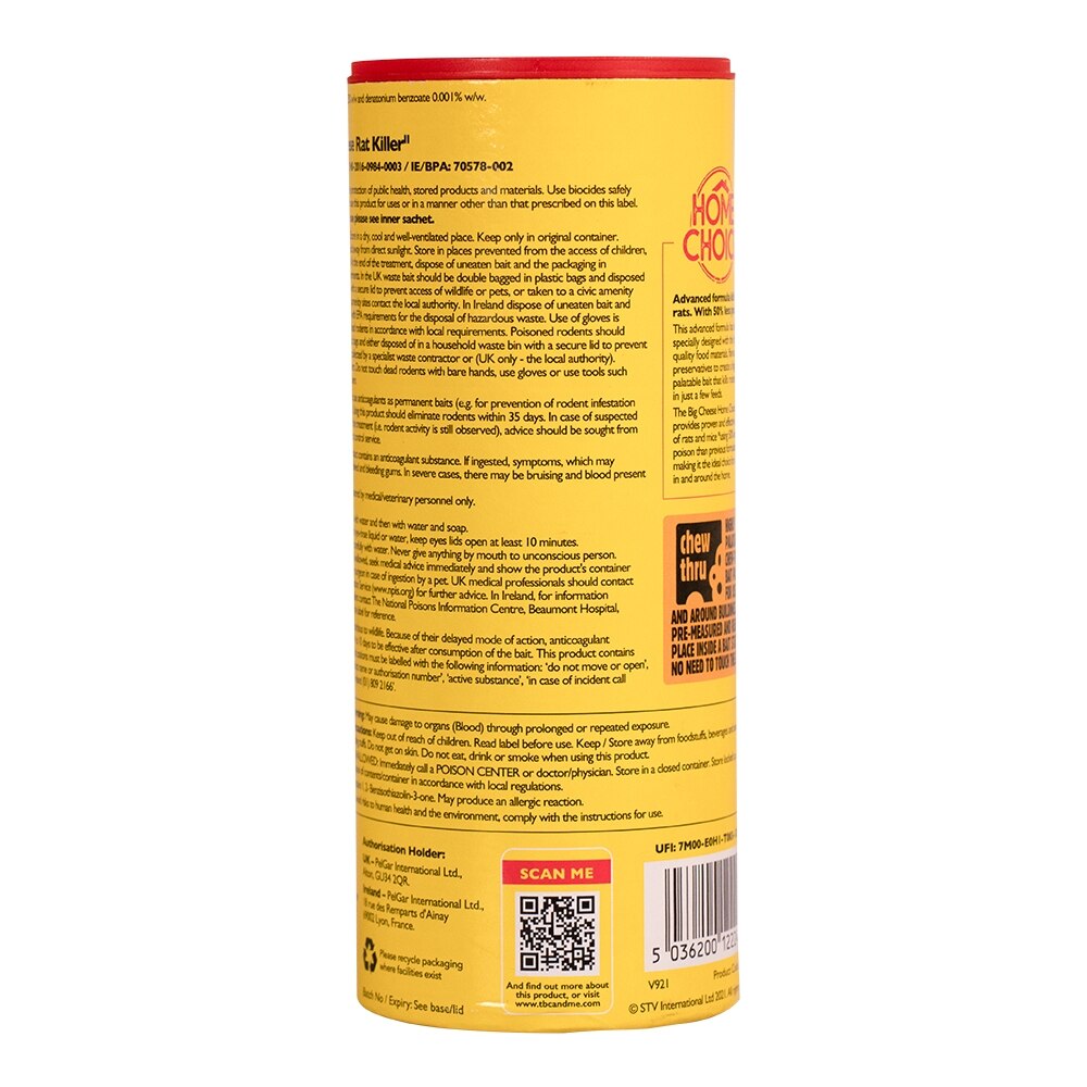 The Big Cheese - Rat Killer Grain Bait Sachet 150g - Image 2