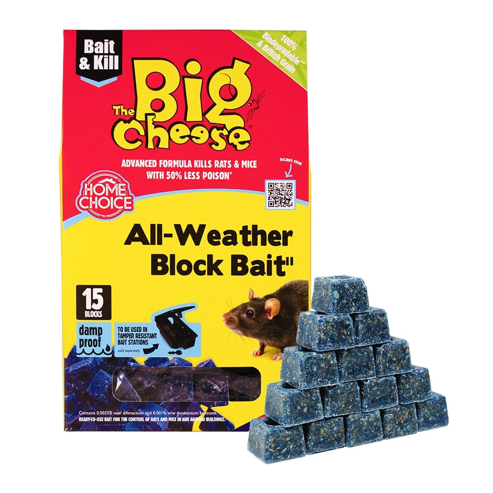 The Big Cheese - All Weather Block Bait 15 x 10g - Image 1