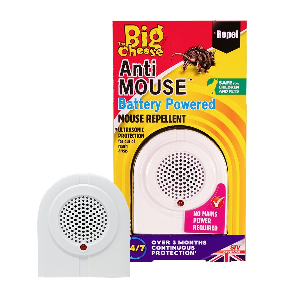 The Big Cheese - Battery Powered Ultrasonic Mouse Repellent - Image 1