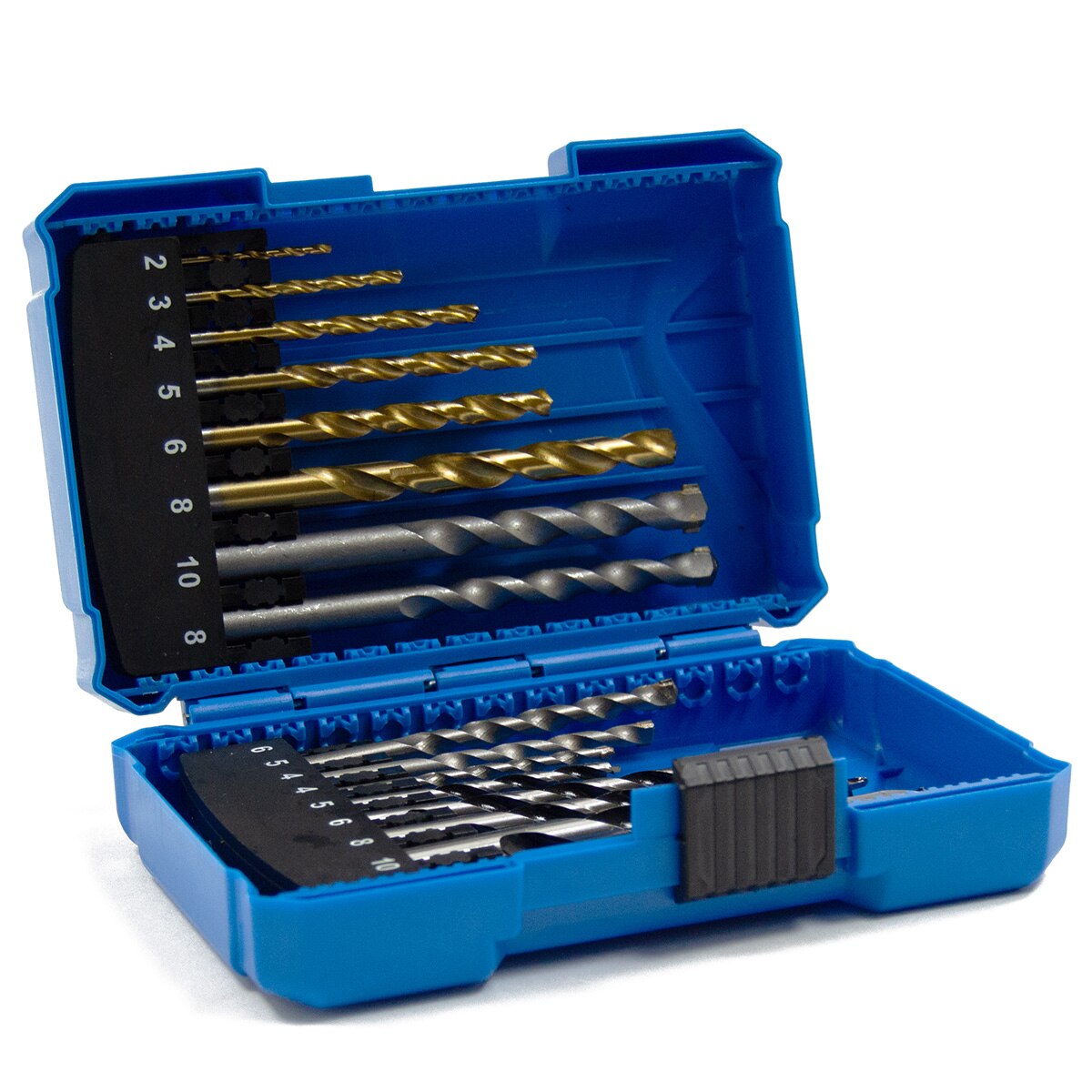Wolf Trade 16 Piece Wood / Masonry / HSS Drill Bit Set - Image 2