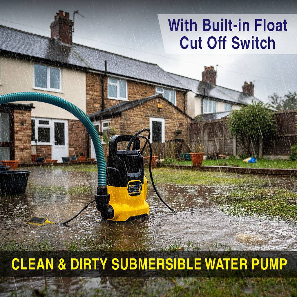 Wolf 750w Selectable Dirty & Clean Automatic Submersible Water Pump