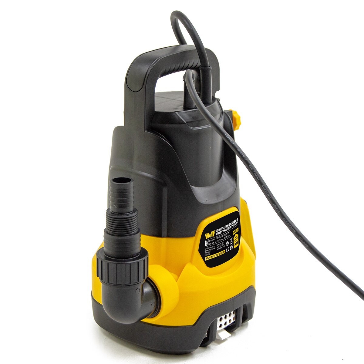 Wolf 750w Dirty & Clean Automatic Submersible Water Pump - Image 4