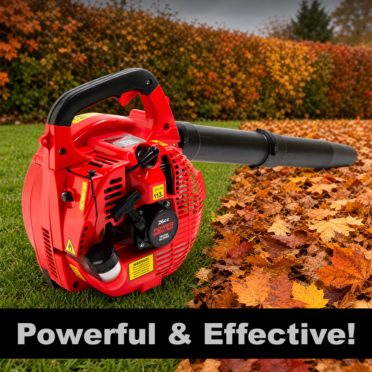 PowerKing Petrol Leaf Blower 26cc 2-Stroke