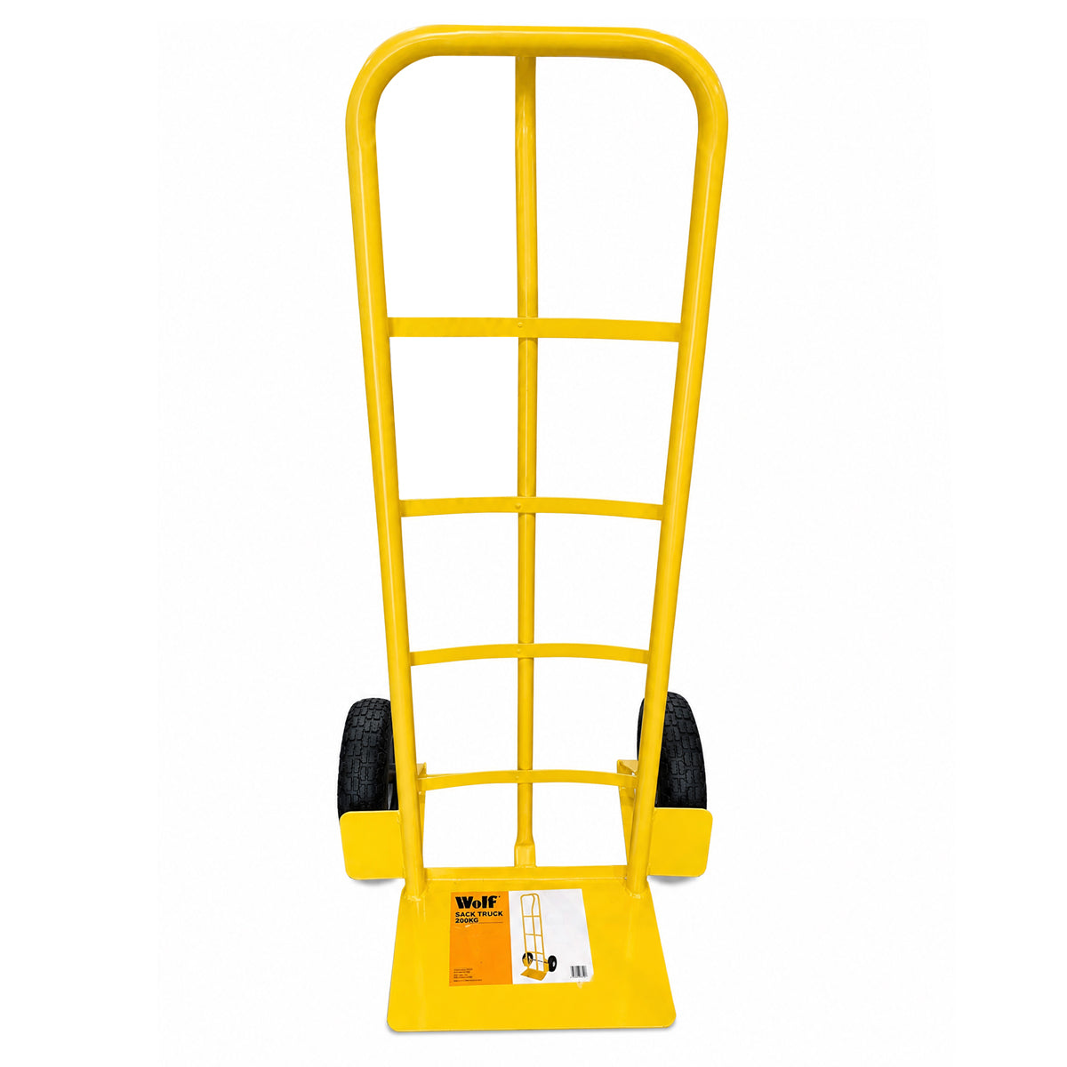 Wolf Sack Trolley Yellow Powder Coating 200kg