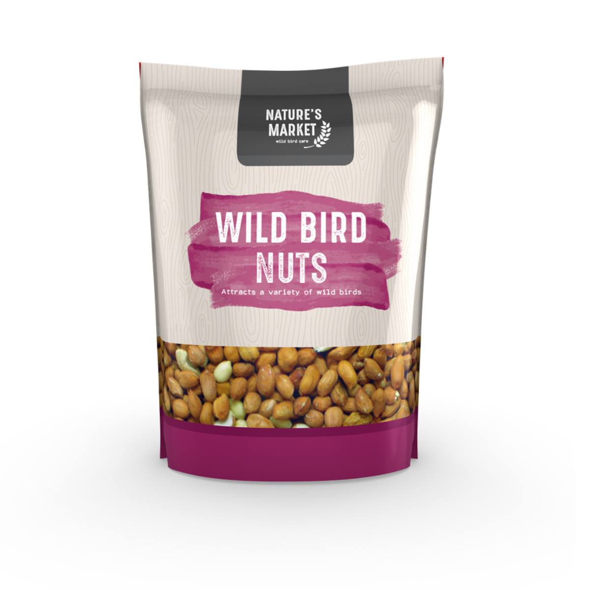 Nature's Market Wild Bird Nuts - 1Kg Bag - Image 1