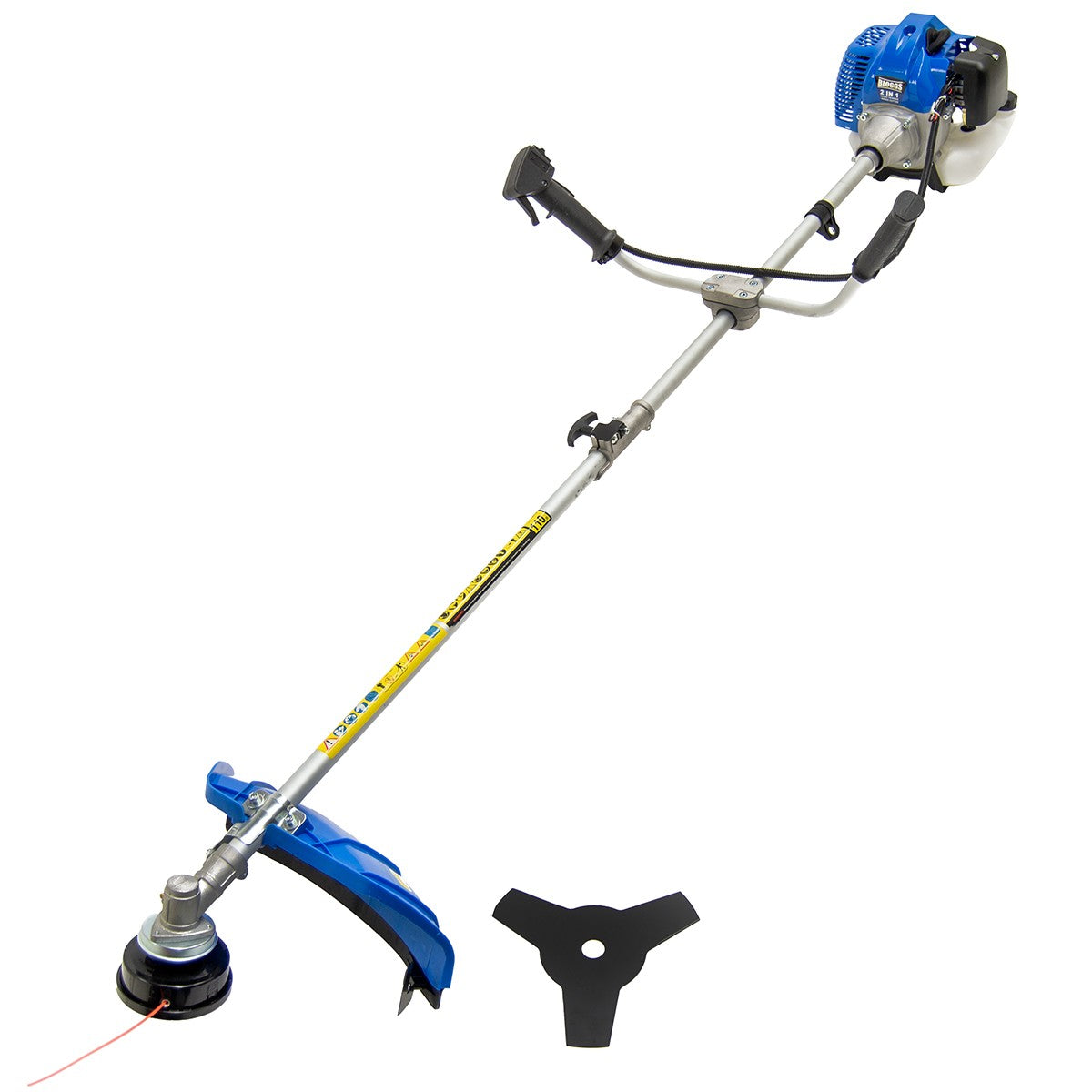 Bloggs Big Horn 2-in-1 Petrol Grass Trimmer and Brush Cutter