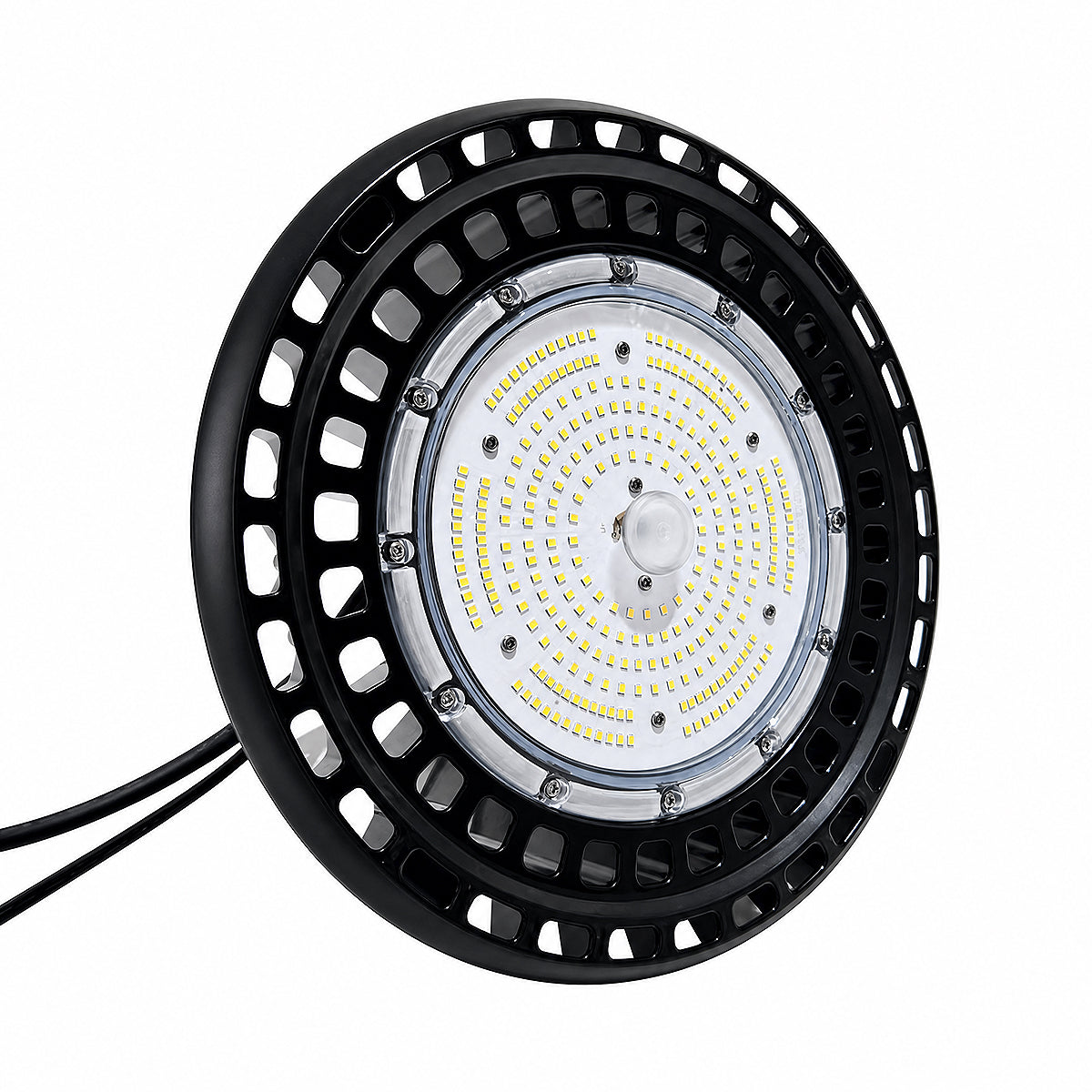 Wolf 150W LED UFO High Bay Light 5700K, IP64 - Black