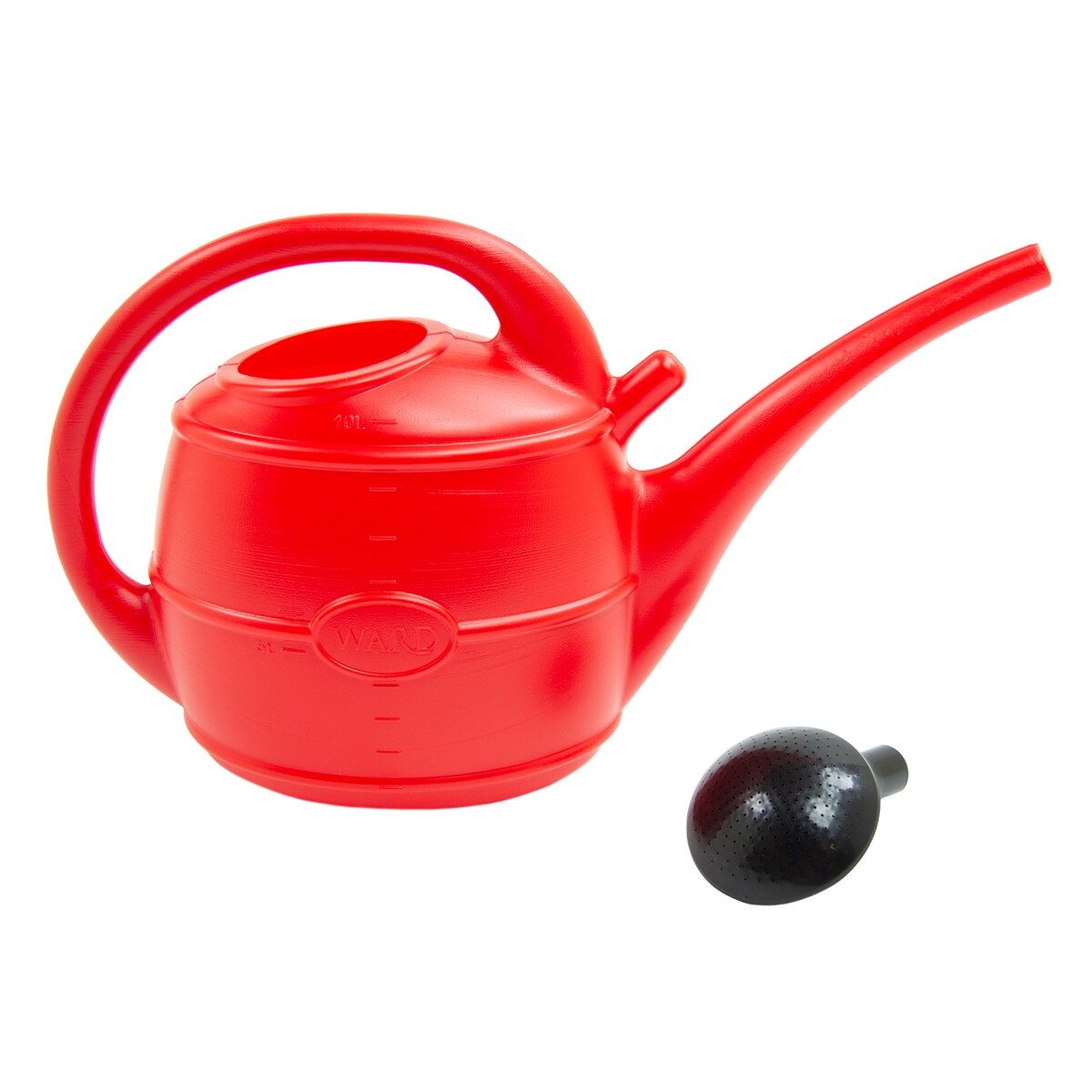 Ward 10L Watering Can in Red with General Purpose Rose - Image 4