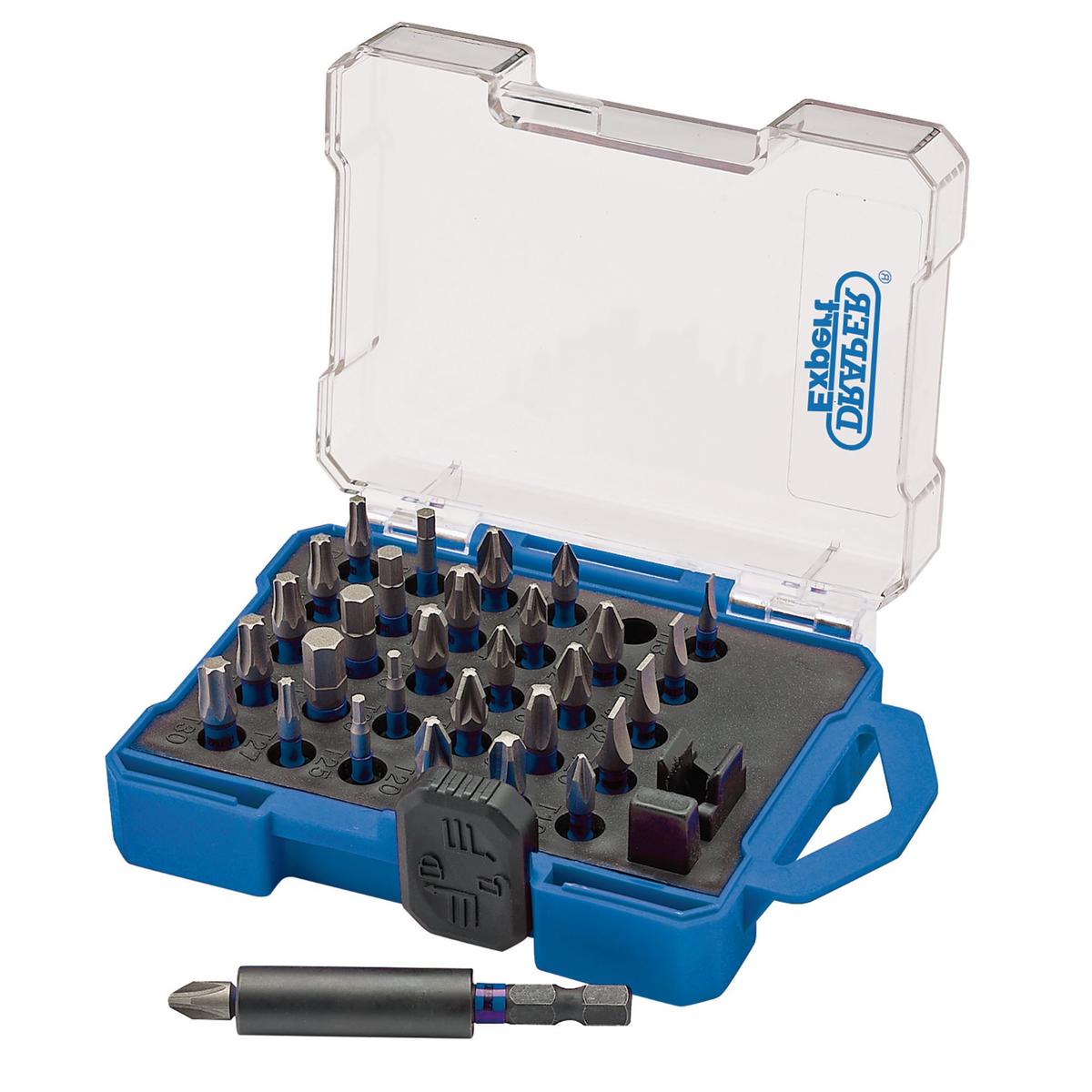 Draper Expert Impact Screwdriver Bit Set - 31pc - Image 1