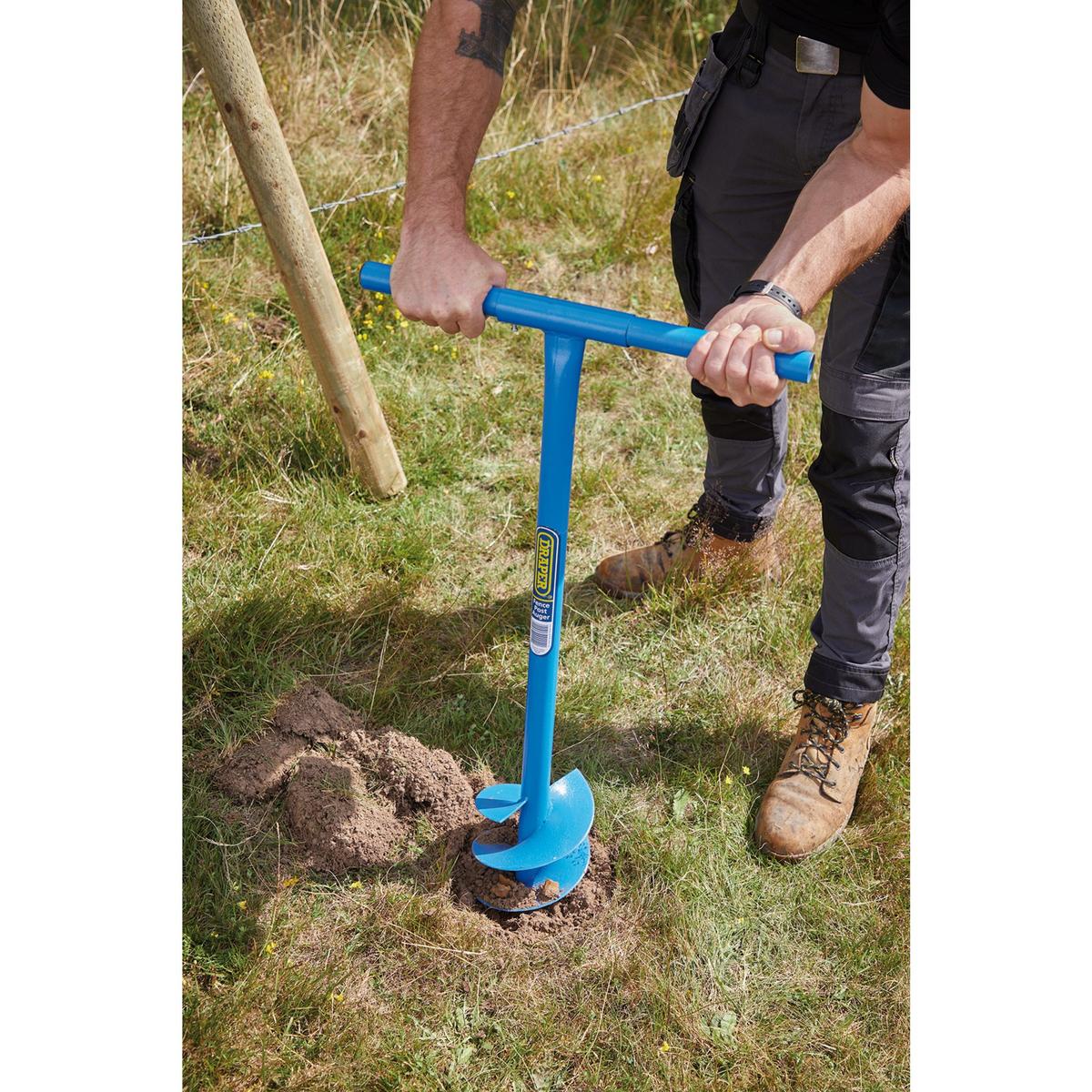 Draper 6" Fence Post Auger 1050 x 150mm - Image 3